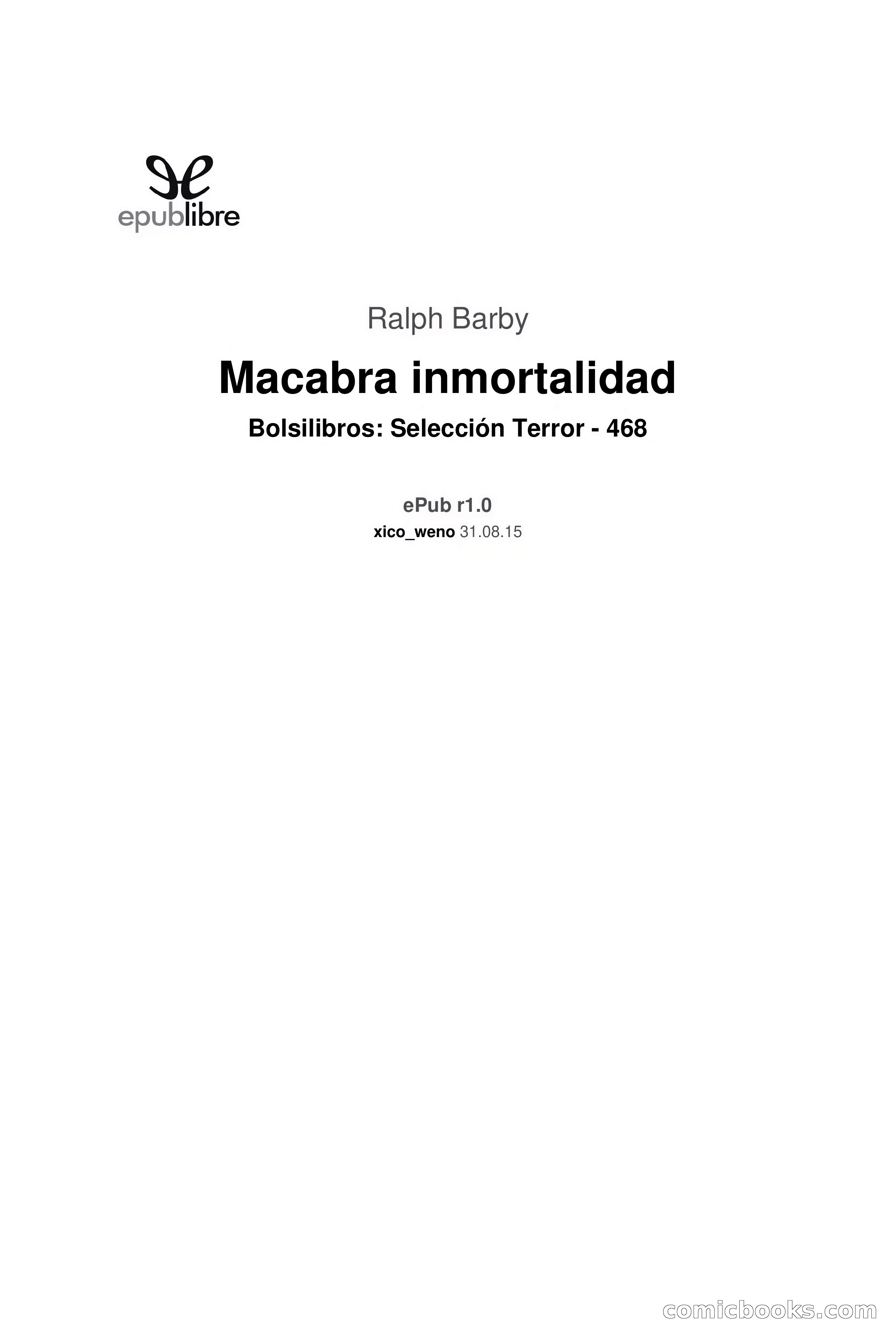Selección Terror: Macabra Inmortalidad — page 3 of 87