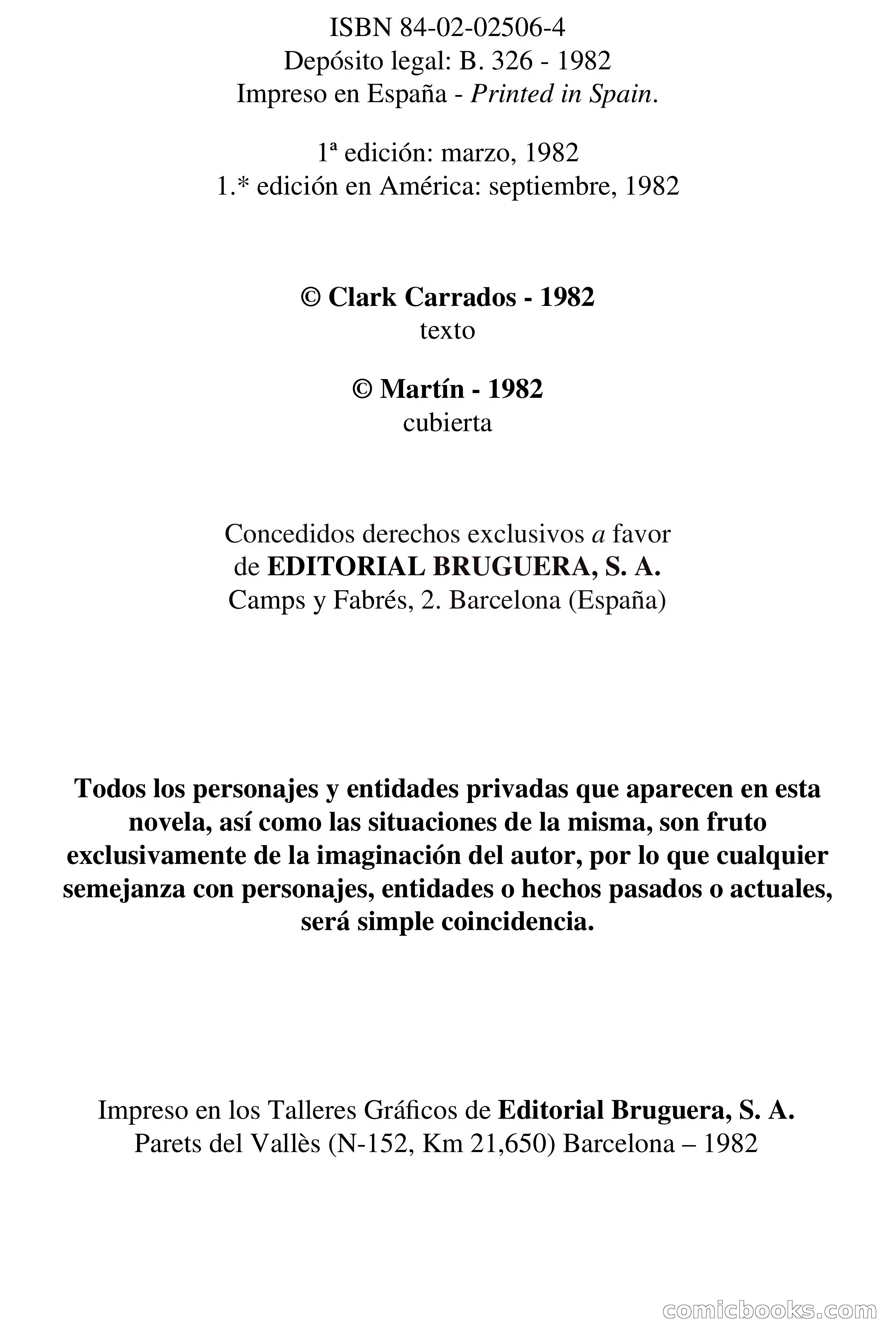 Clark Carrados: En la tumba, oscuridad — page 5 of 71