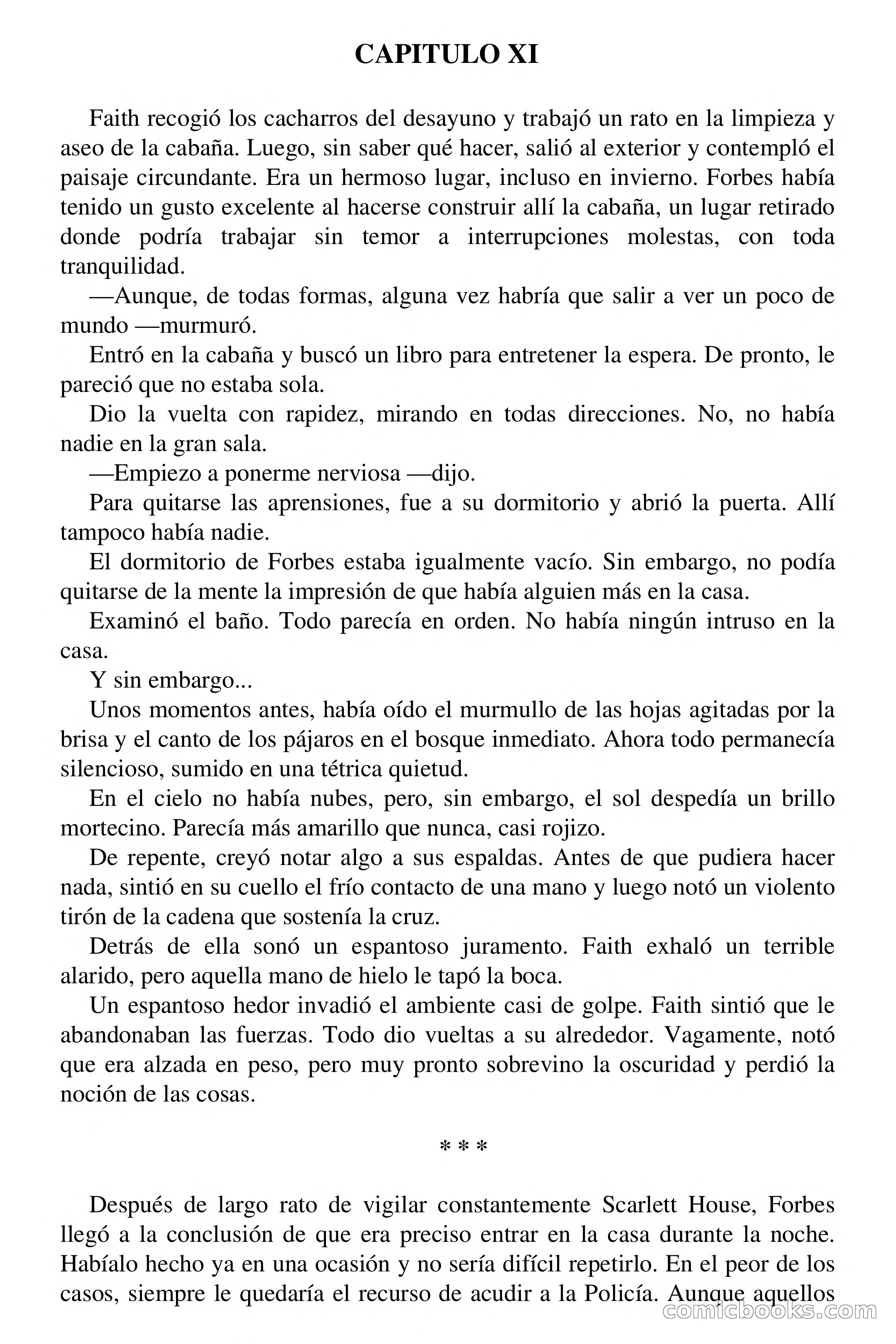 Clark Carrados: En la tumba, oscuridad — page 60 of 71
