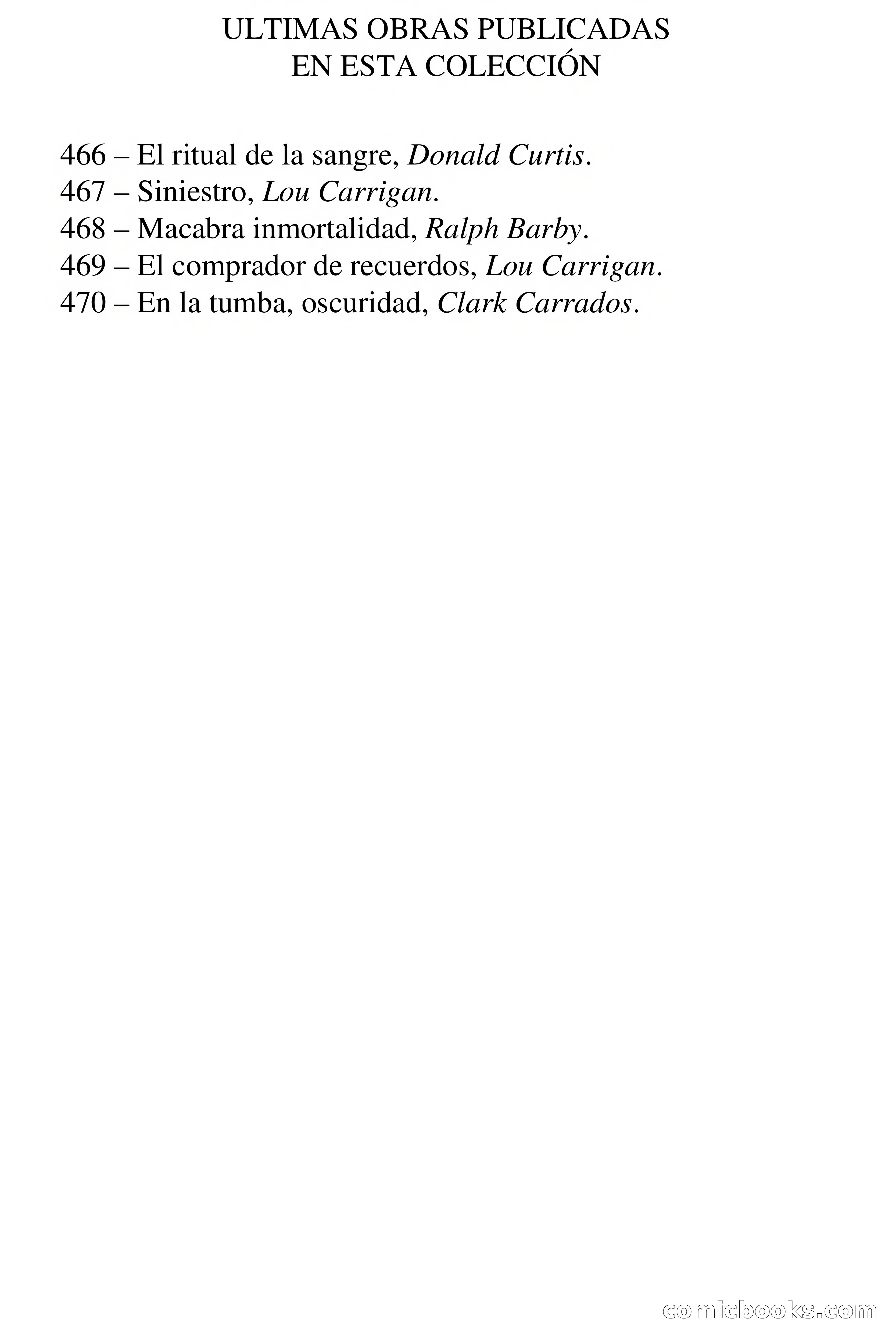 Selección Terror: La muerte se mira al espejo — page 3 of 66
