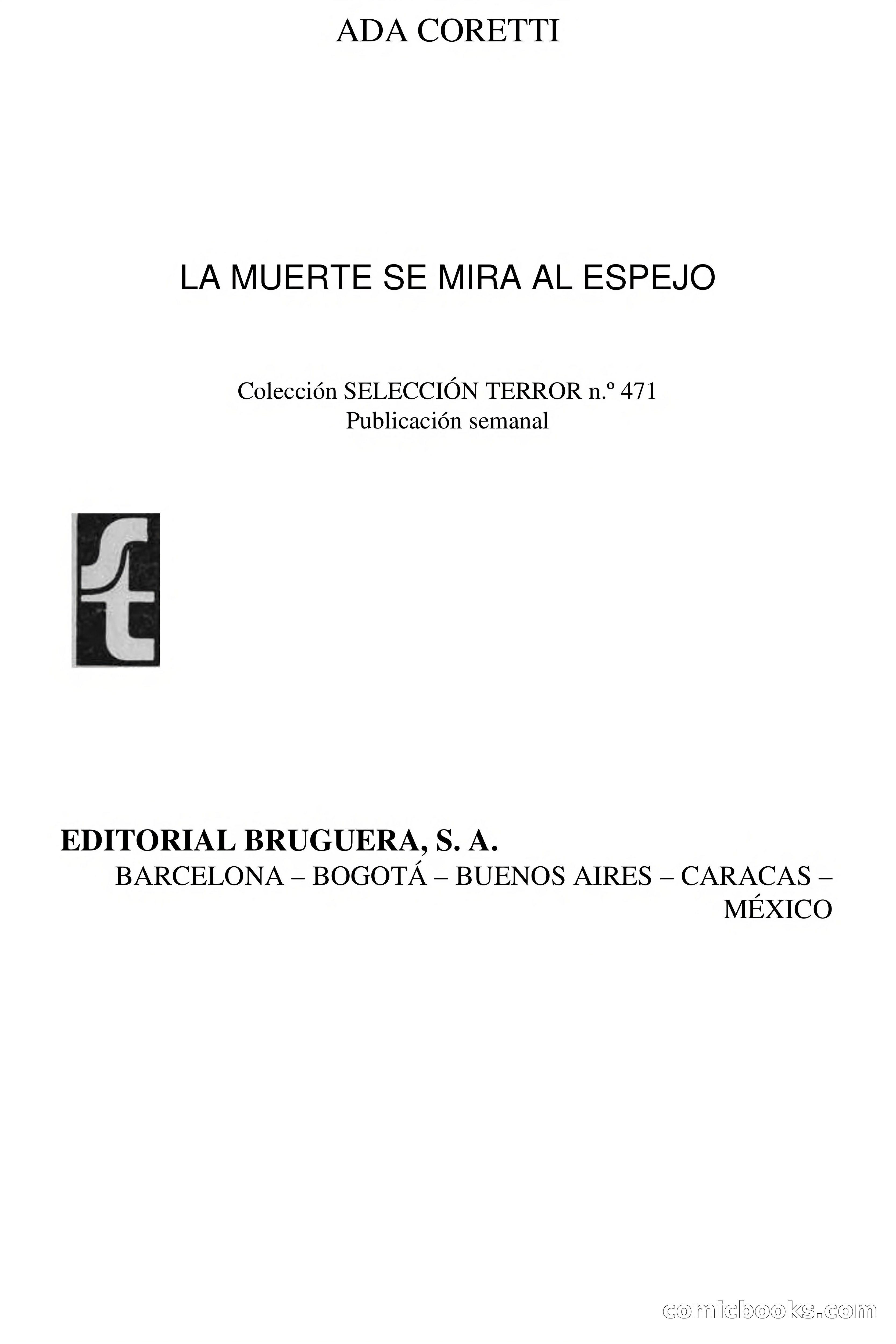 Selección Terror: La muerte se mira al espejo — page 4 of 66