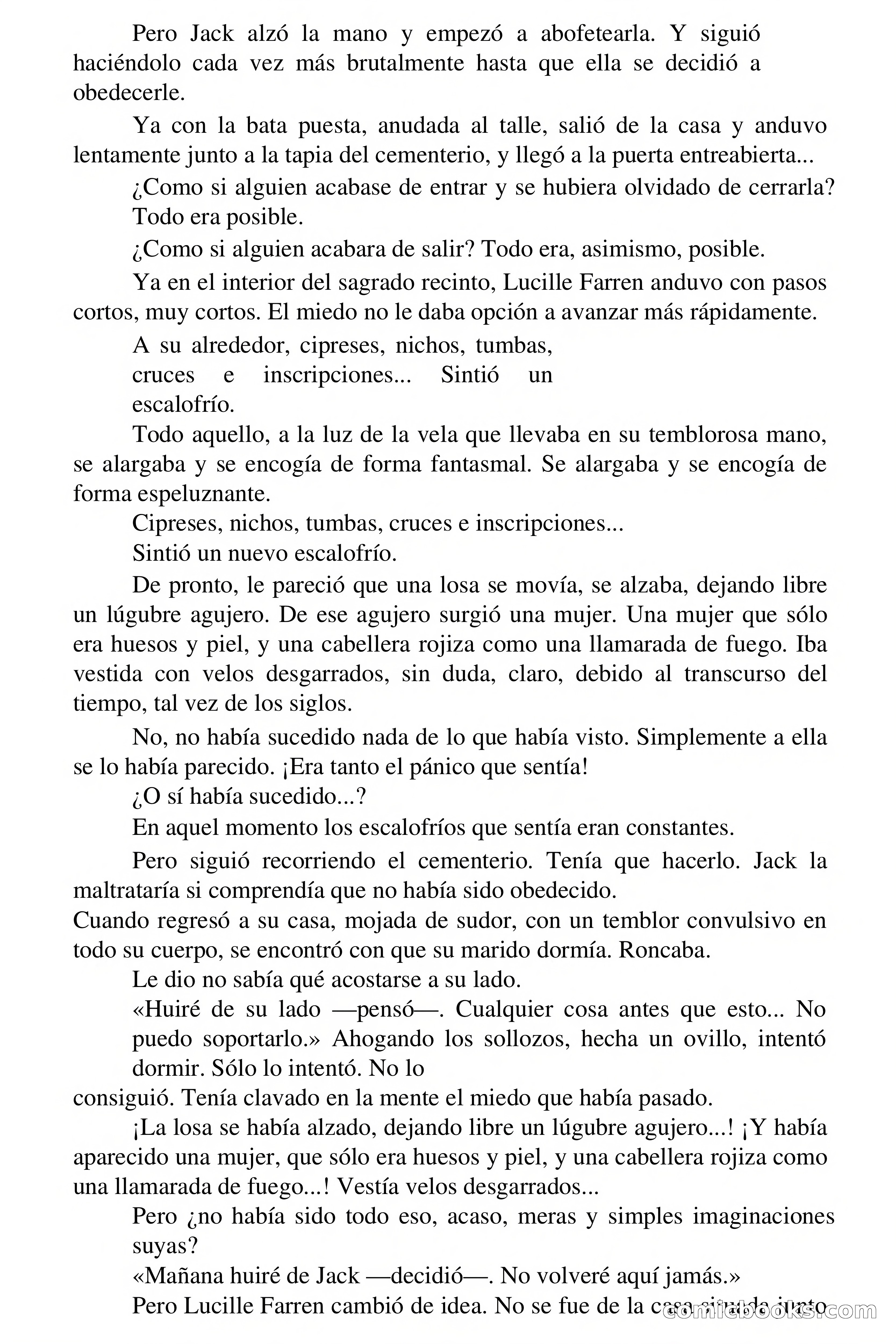 Junto al pavoroso cementerio — page 9 of 103