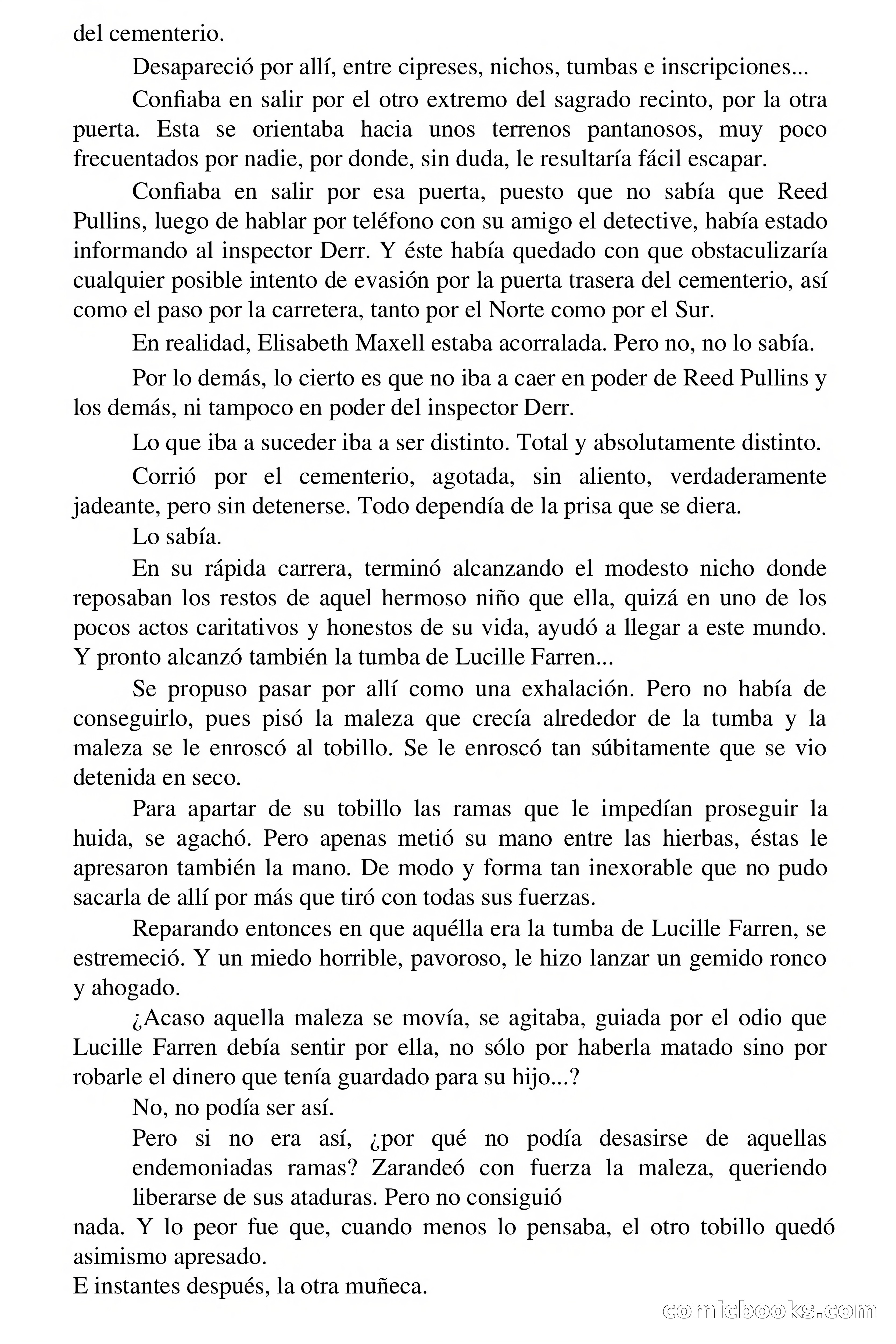 Junto al pavoroso cementerio — page 100 of 103