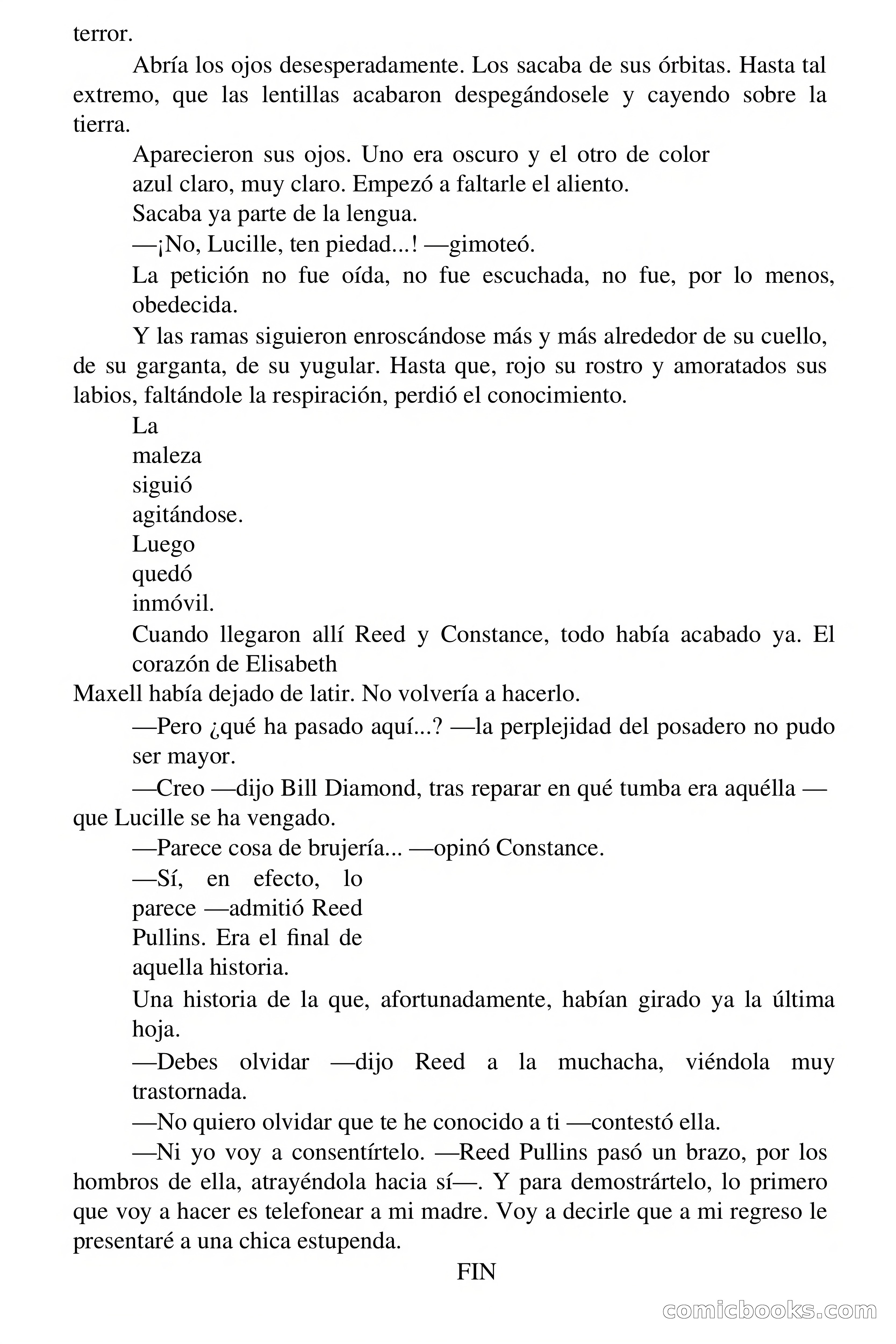 Junto al pavoroso cementerio — page 102 of 103