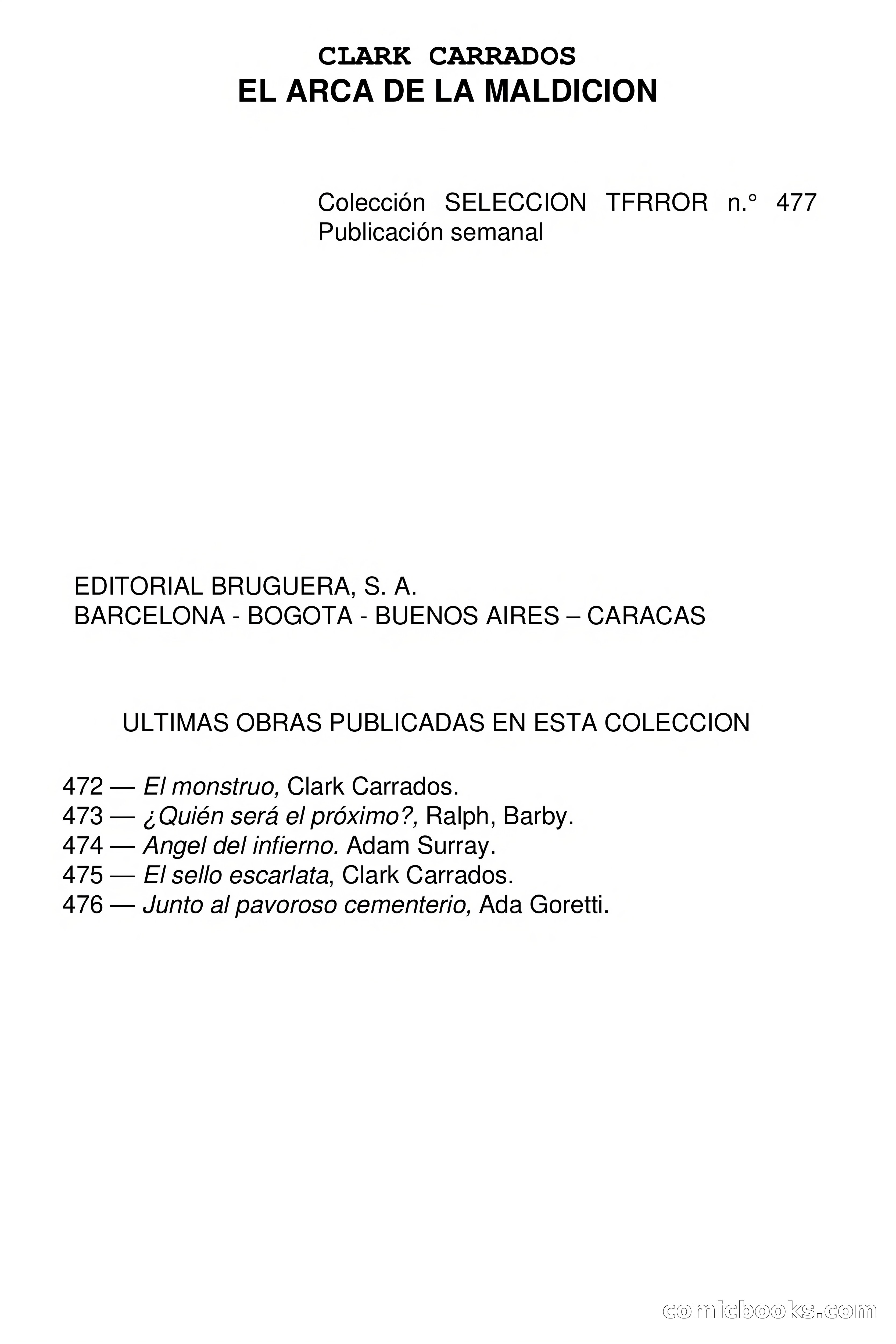Selección Terror: El Arca de la Maldición — page 3 of 76