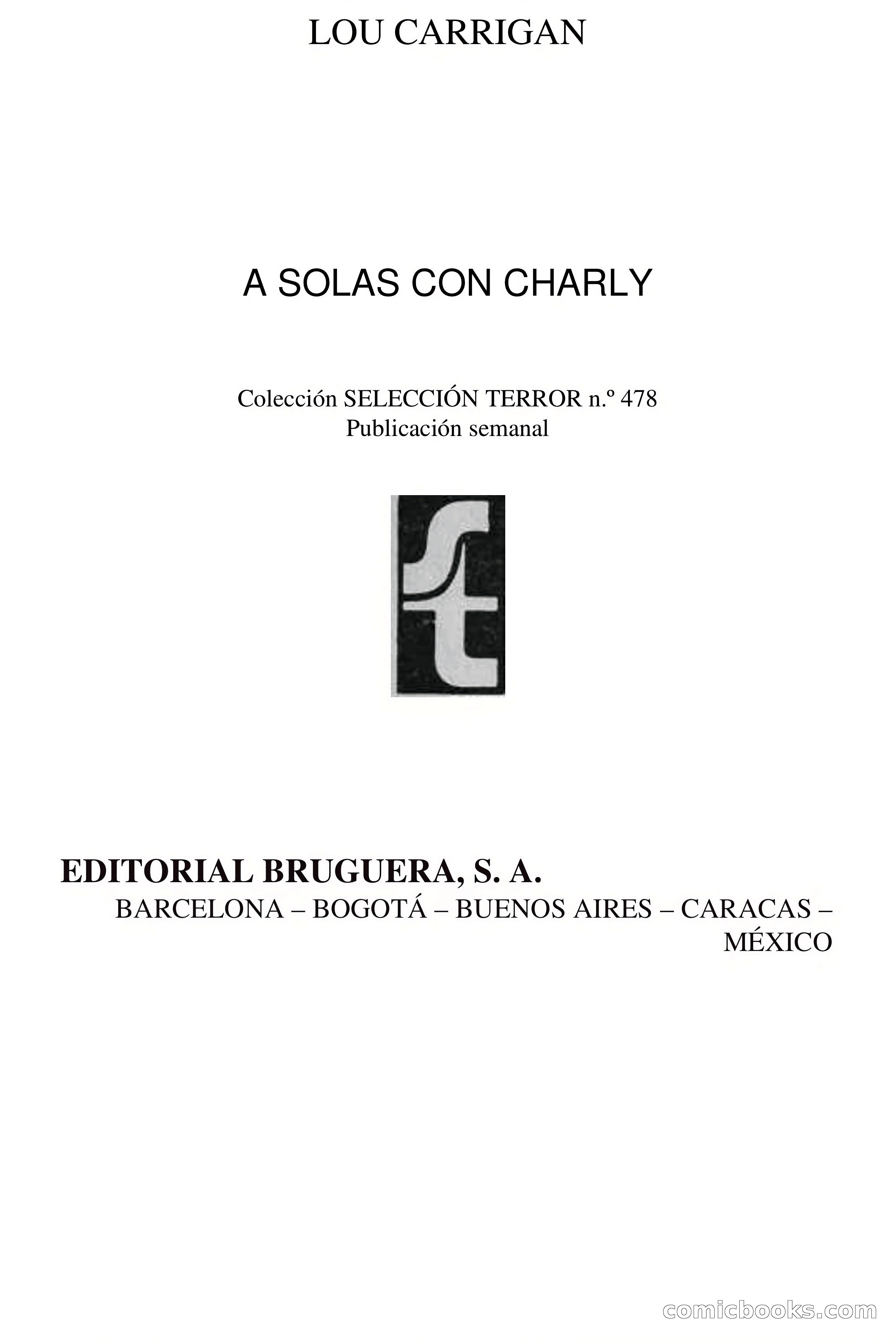Selección Terror: A Solas con Charly — page 4 of 69