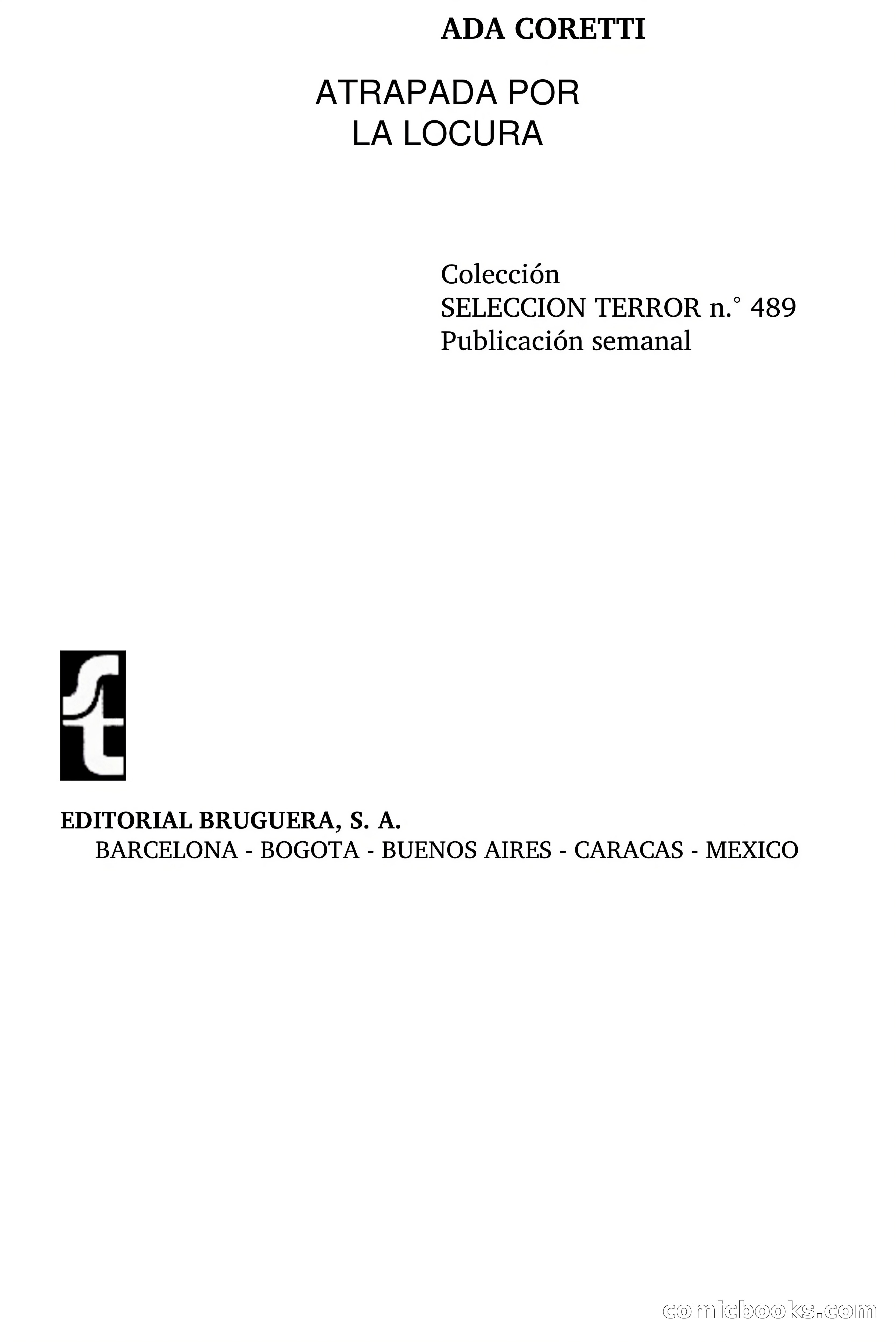 Ada Coretti: Atrapada por la locura — page 4 of 71
