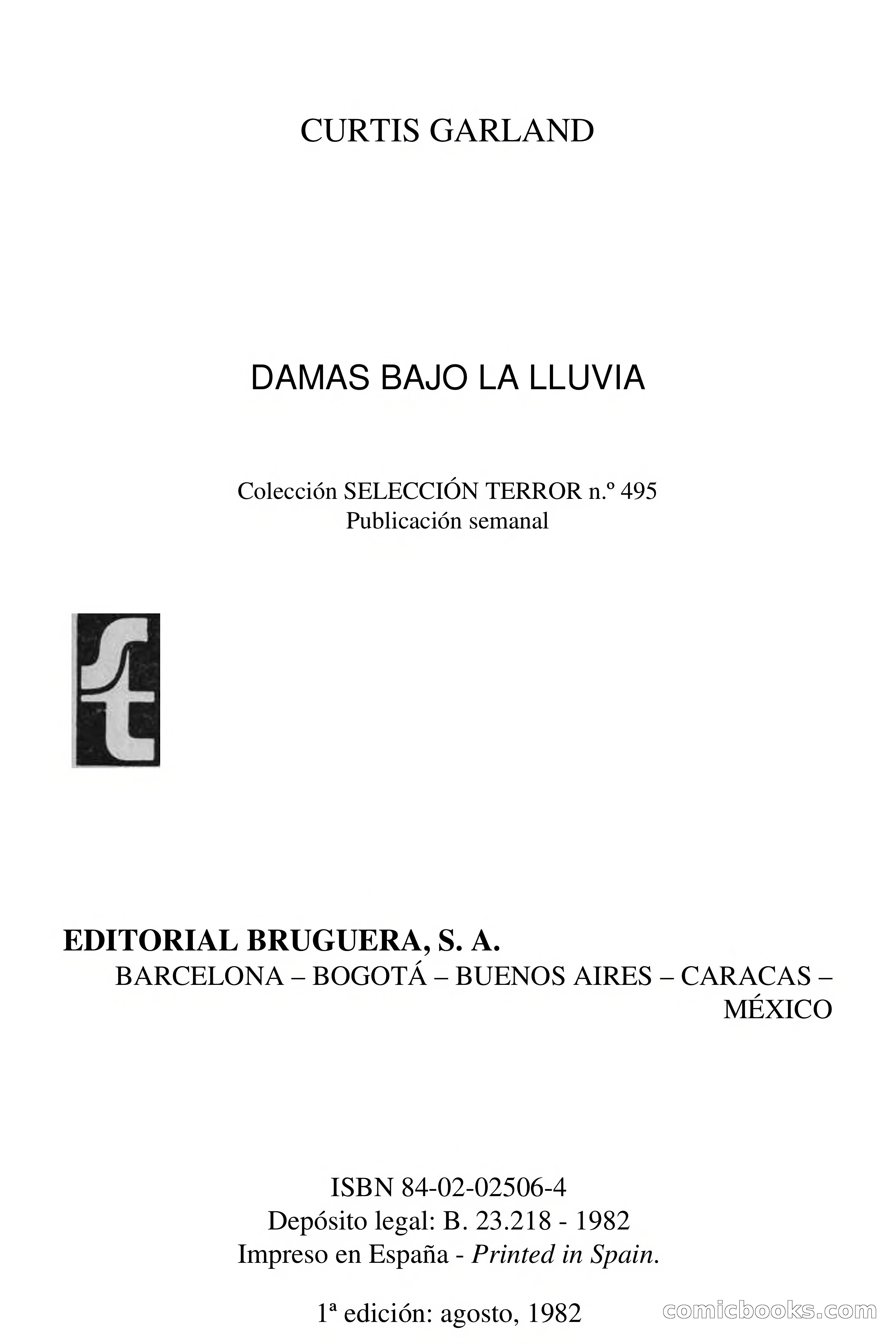 Selección Terror: Damas bajo la lluvia — page 4 of 75