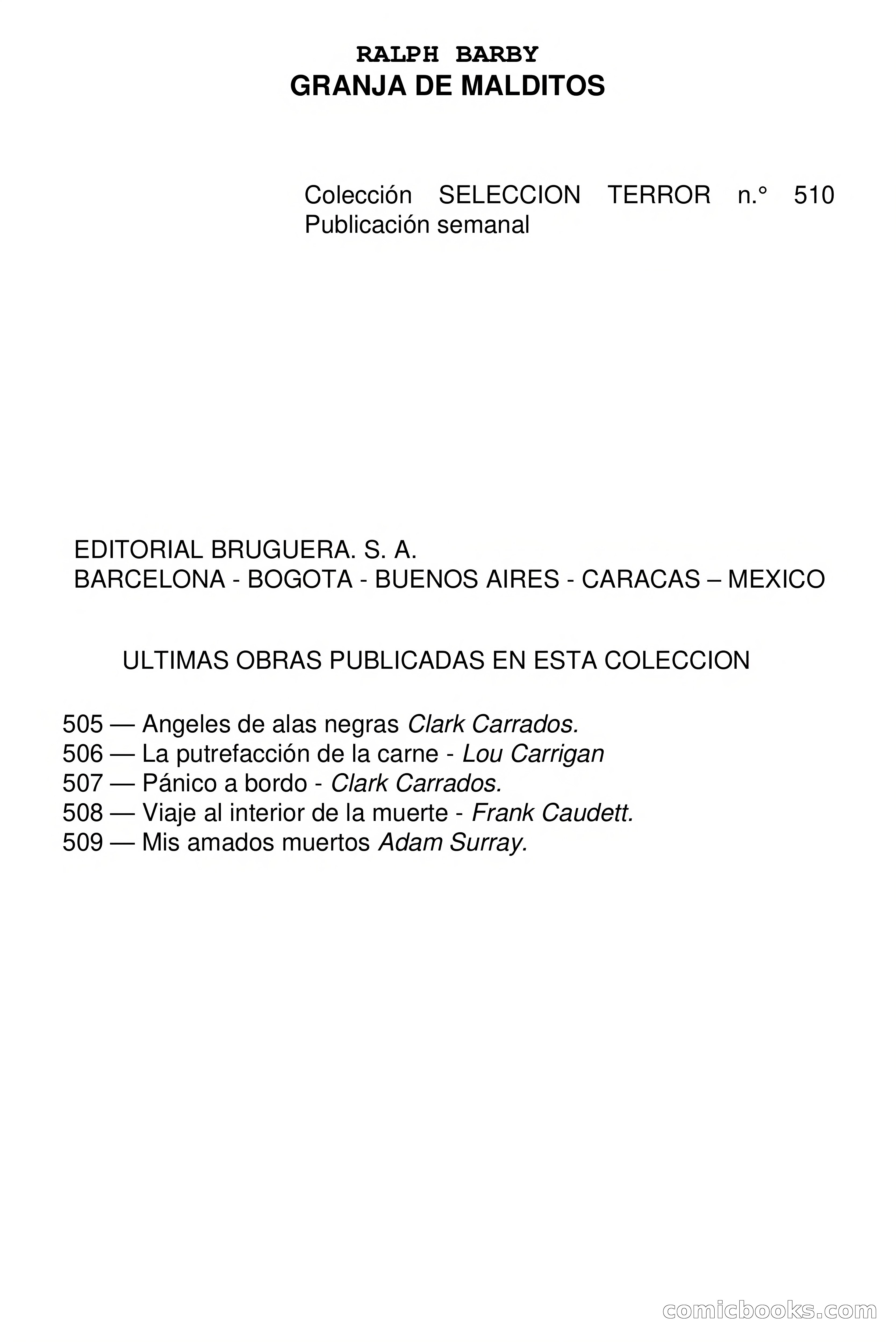 Selección Terror: Granja de Malditos — page 3 of 71