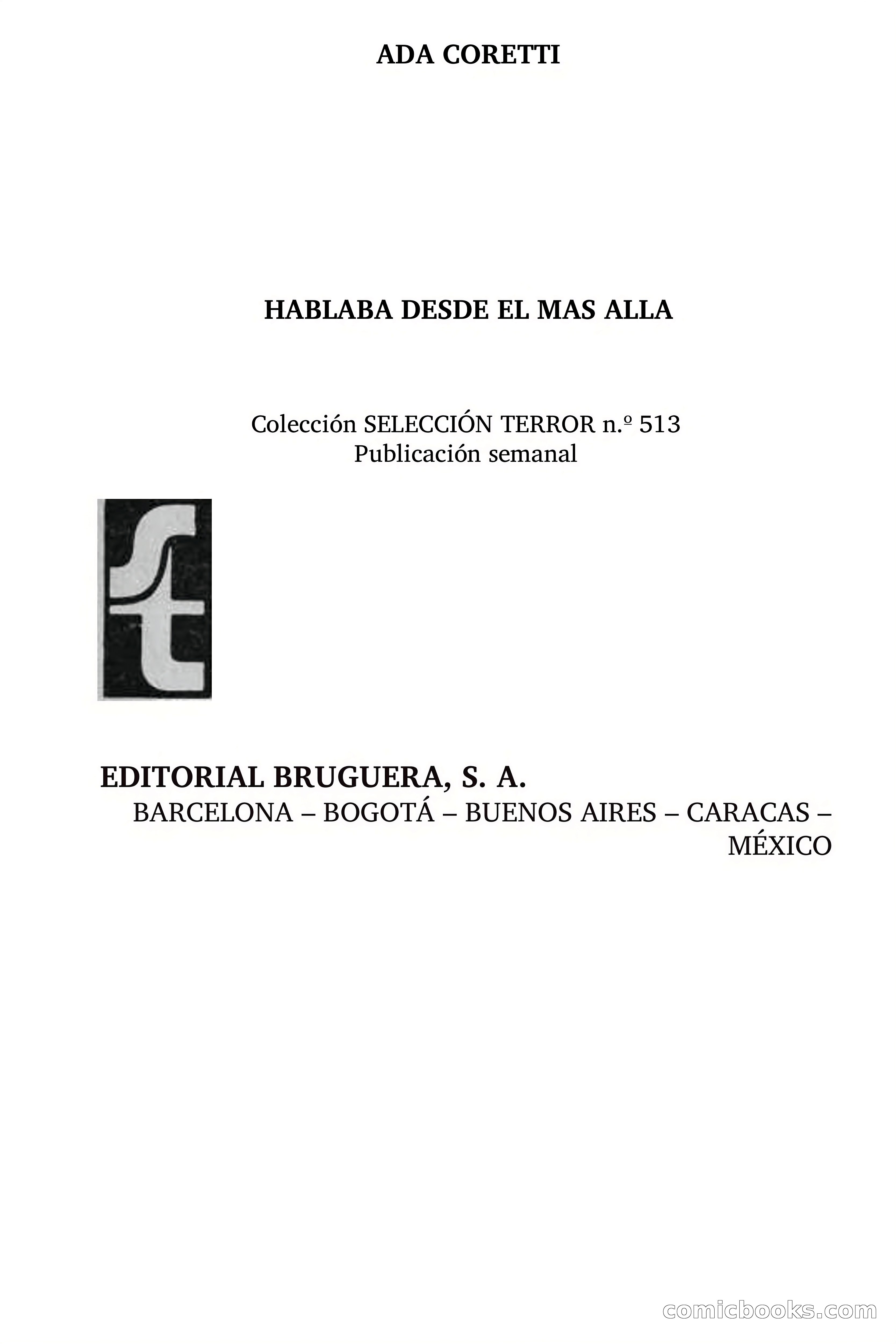 Selección Terror: Hablaba desde el Más Allá — page 5 of 75