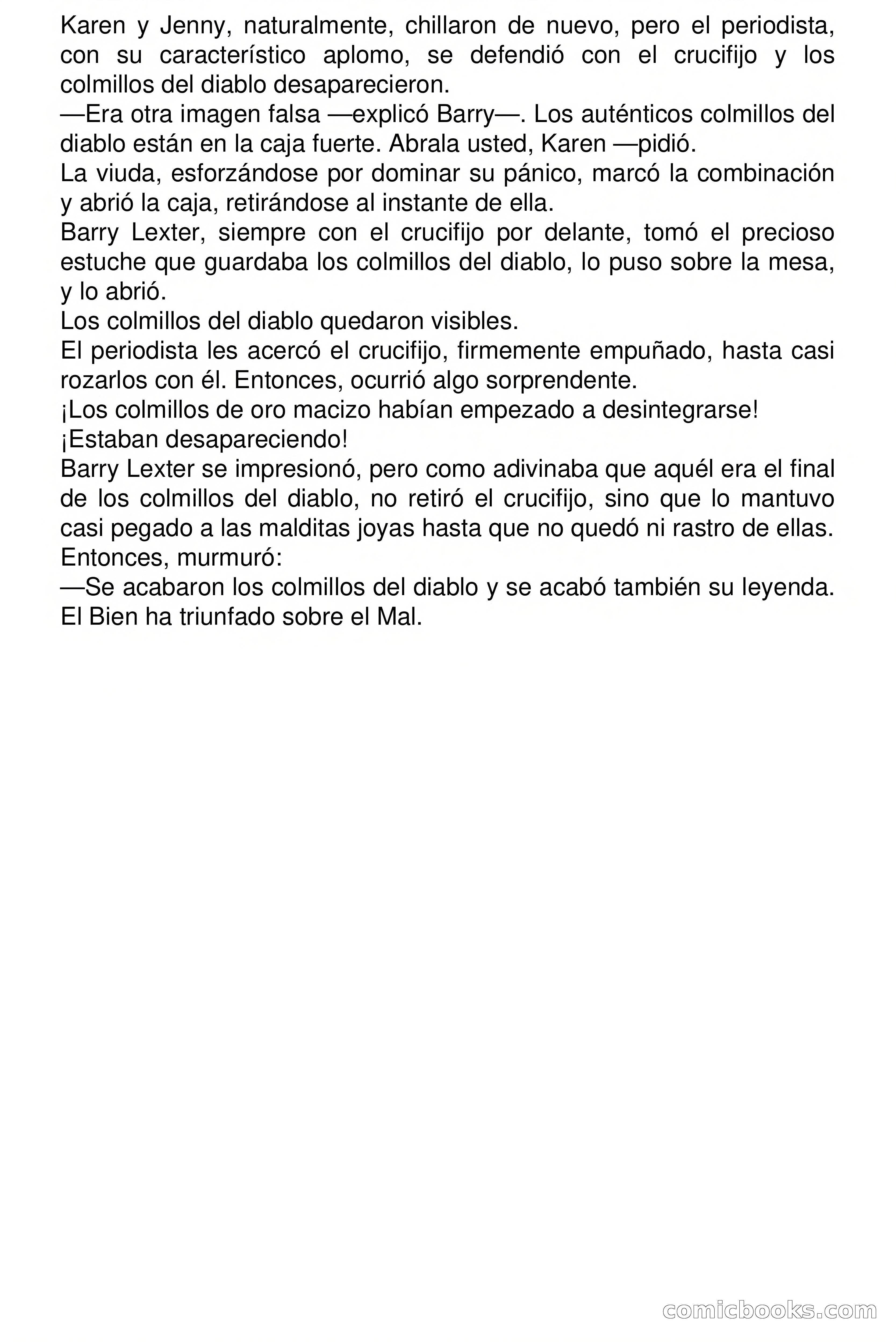 Los colmillos del diablo — page 58 of 60