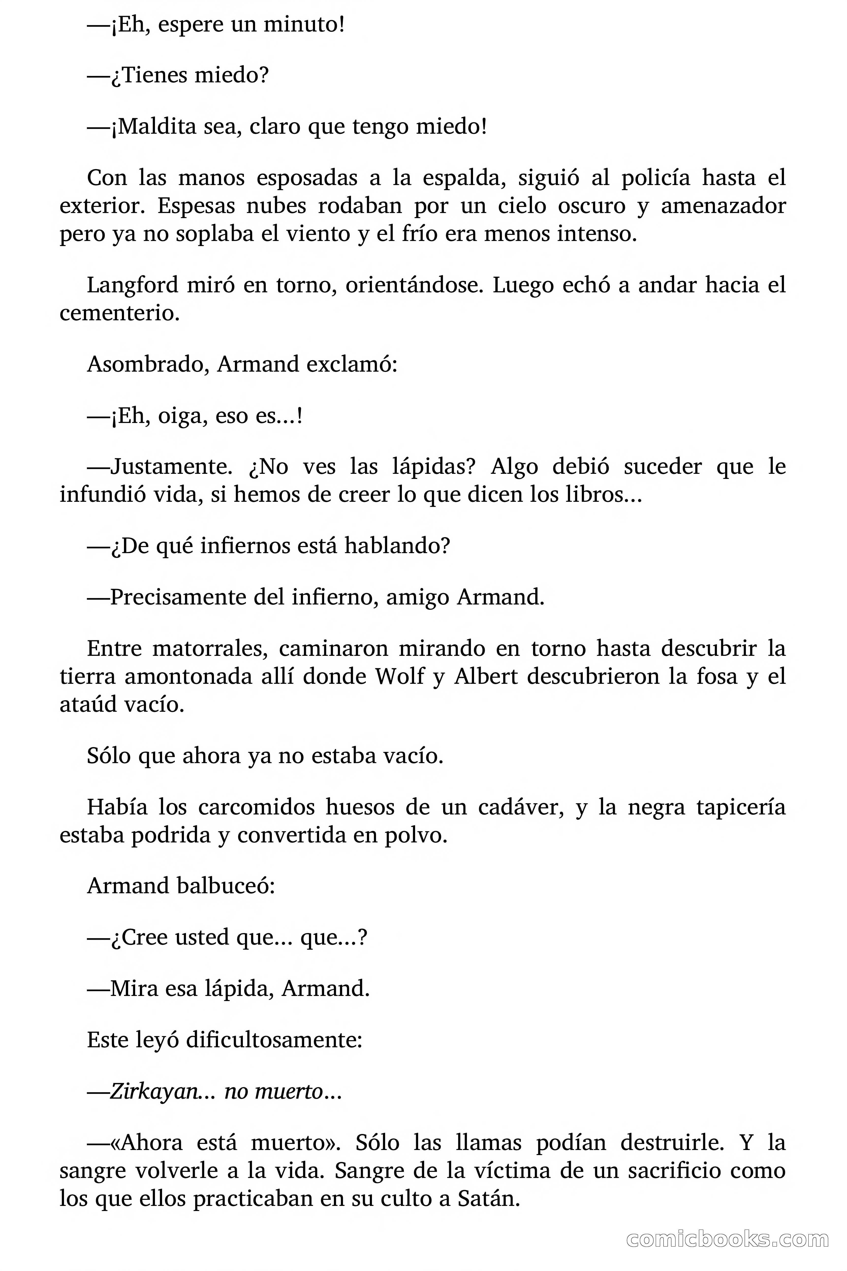 Selección Terror: El Templo de Satán — page 99 of 101