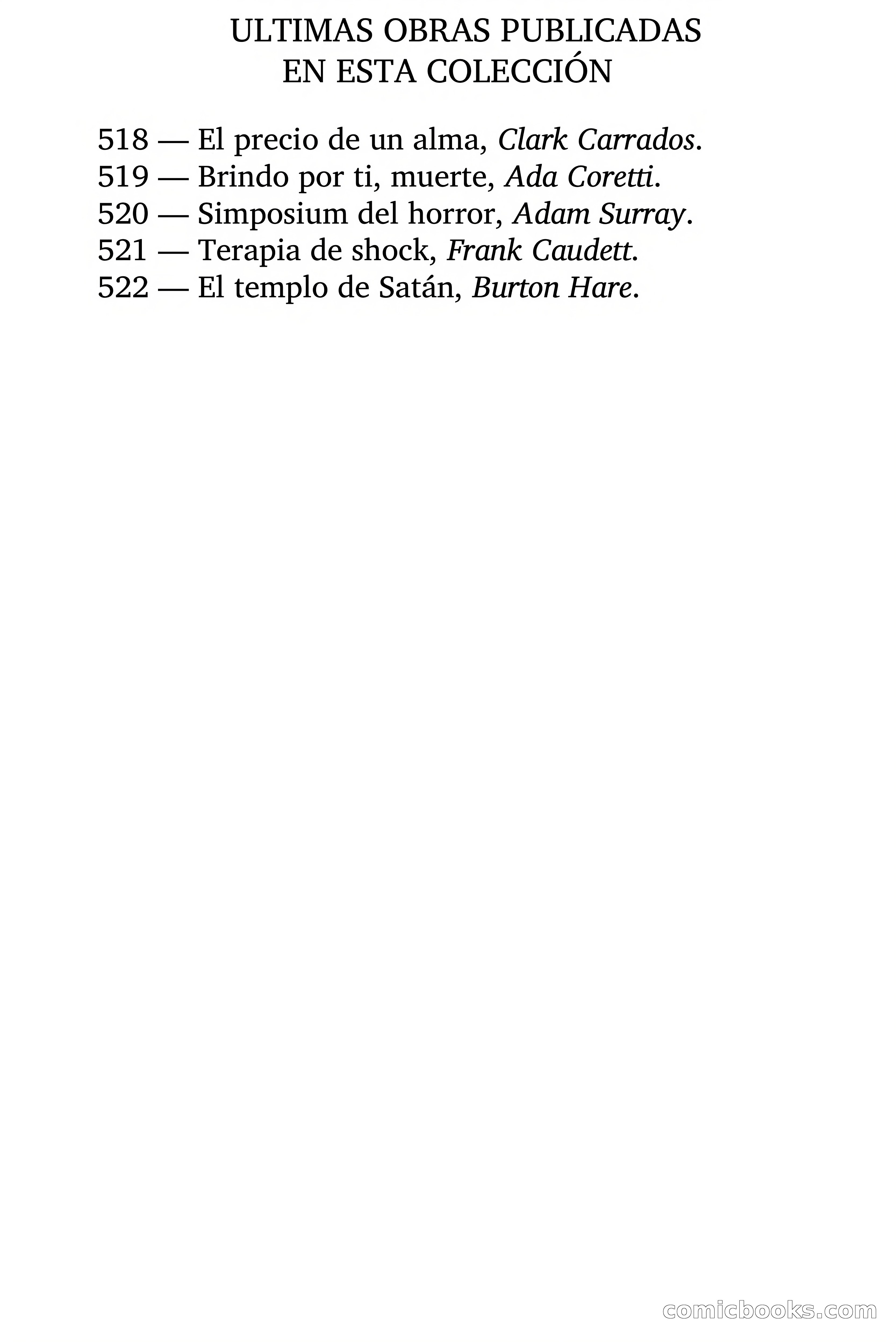 Selección Terror: La muerte anda sola — page 4 of 78