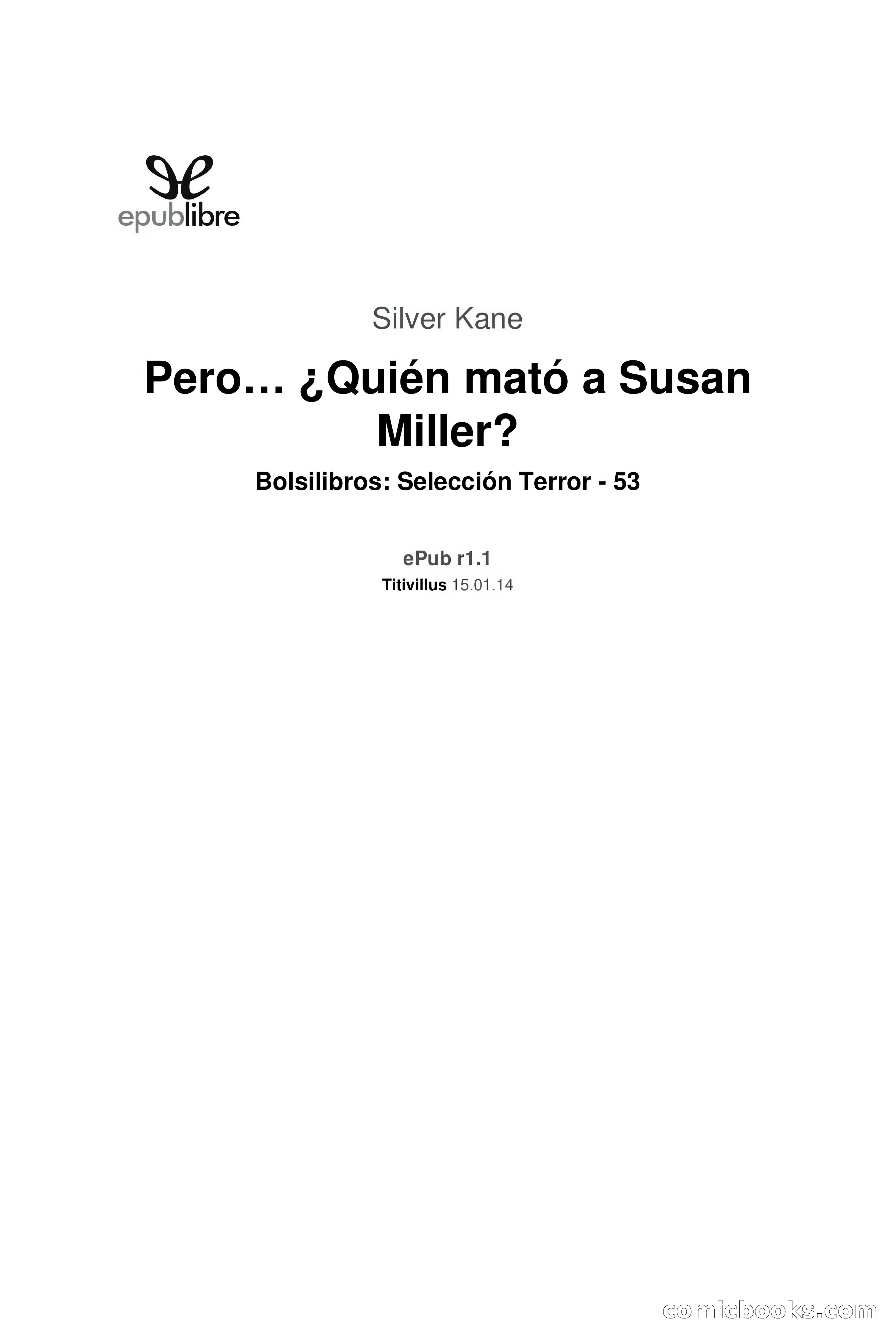 Selección Terror: Pero ¿Quién mató a Susan Miller? — page 3 of 103