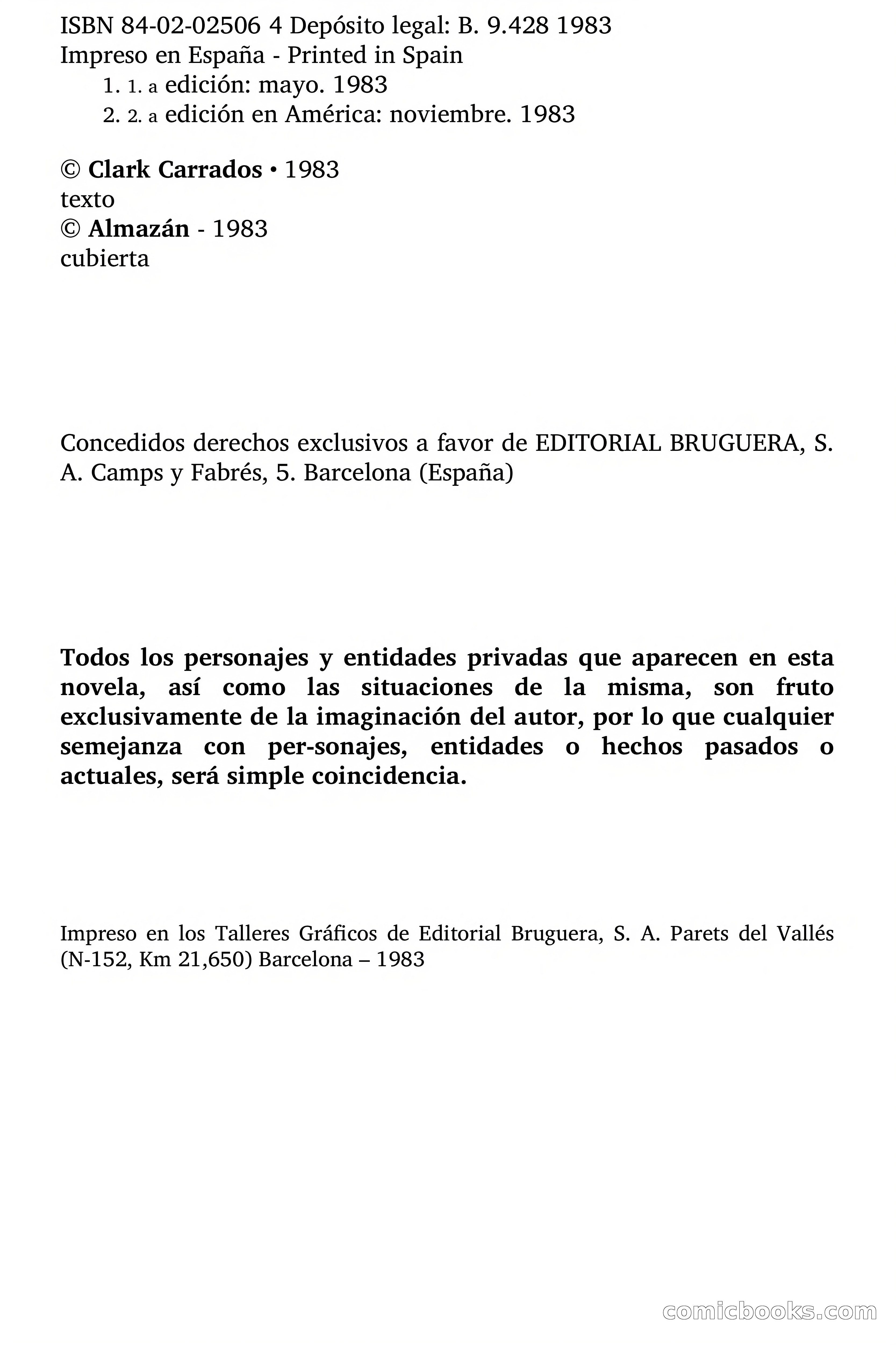 Clark Carrados: Tumba sin fondo — page 5 of 119