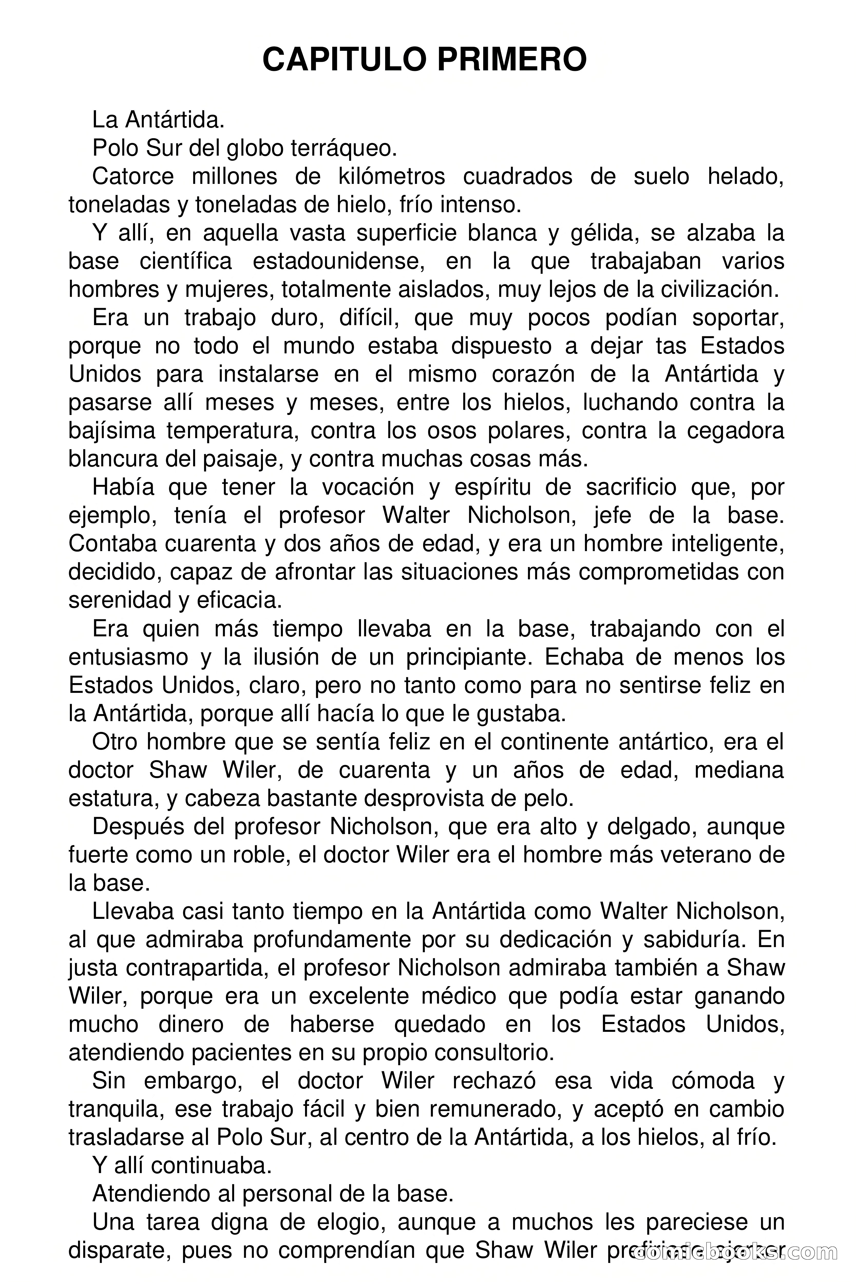Terror en la Antártida — page 5 of 97