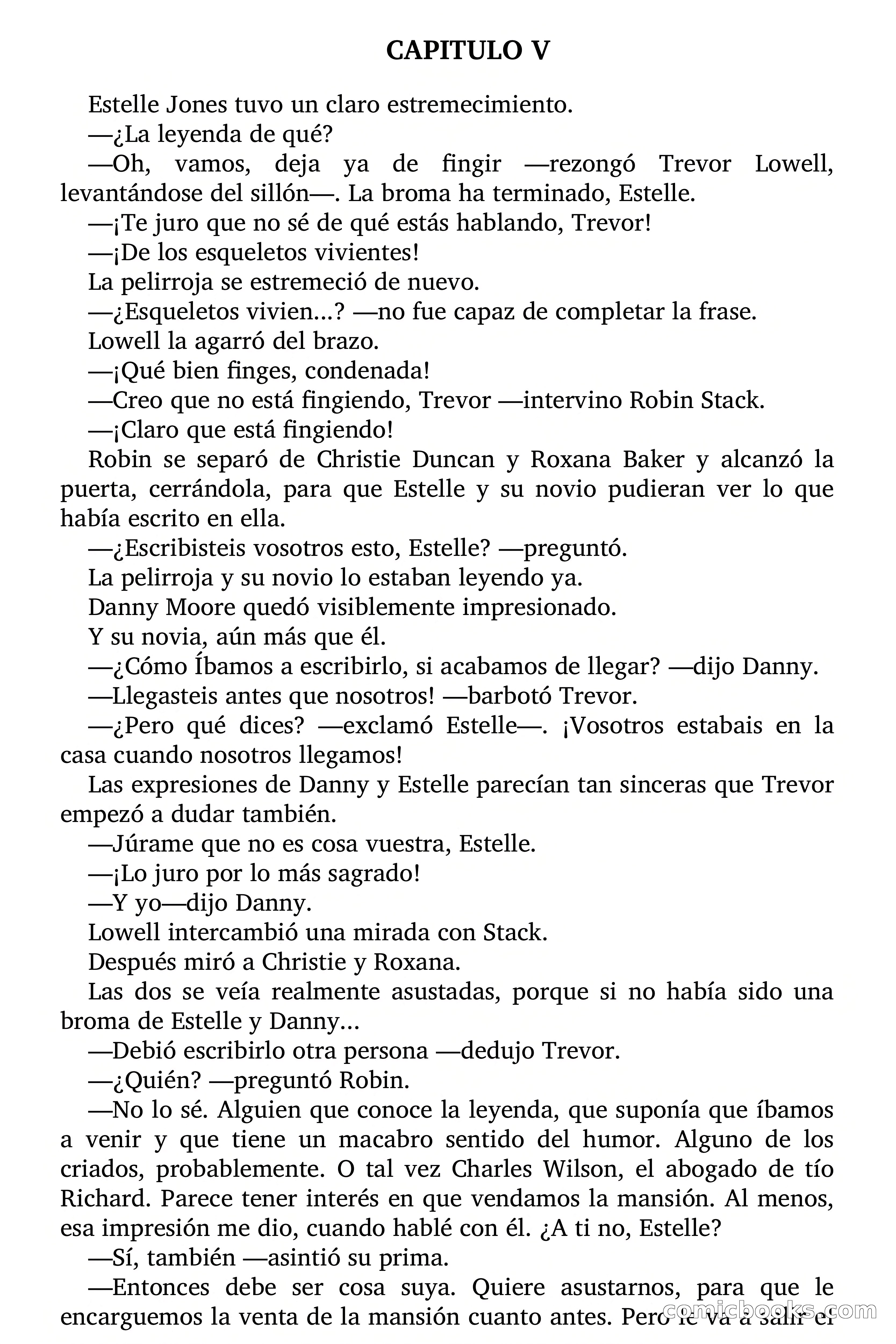 La mansión de los esqueletos vivientes — page 22 of 60