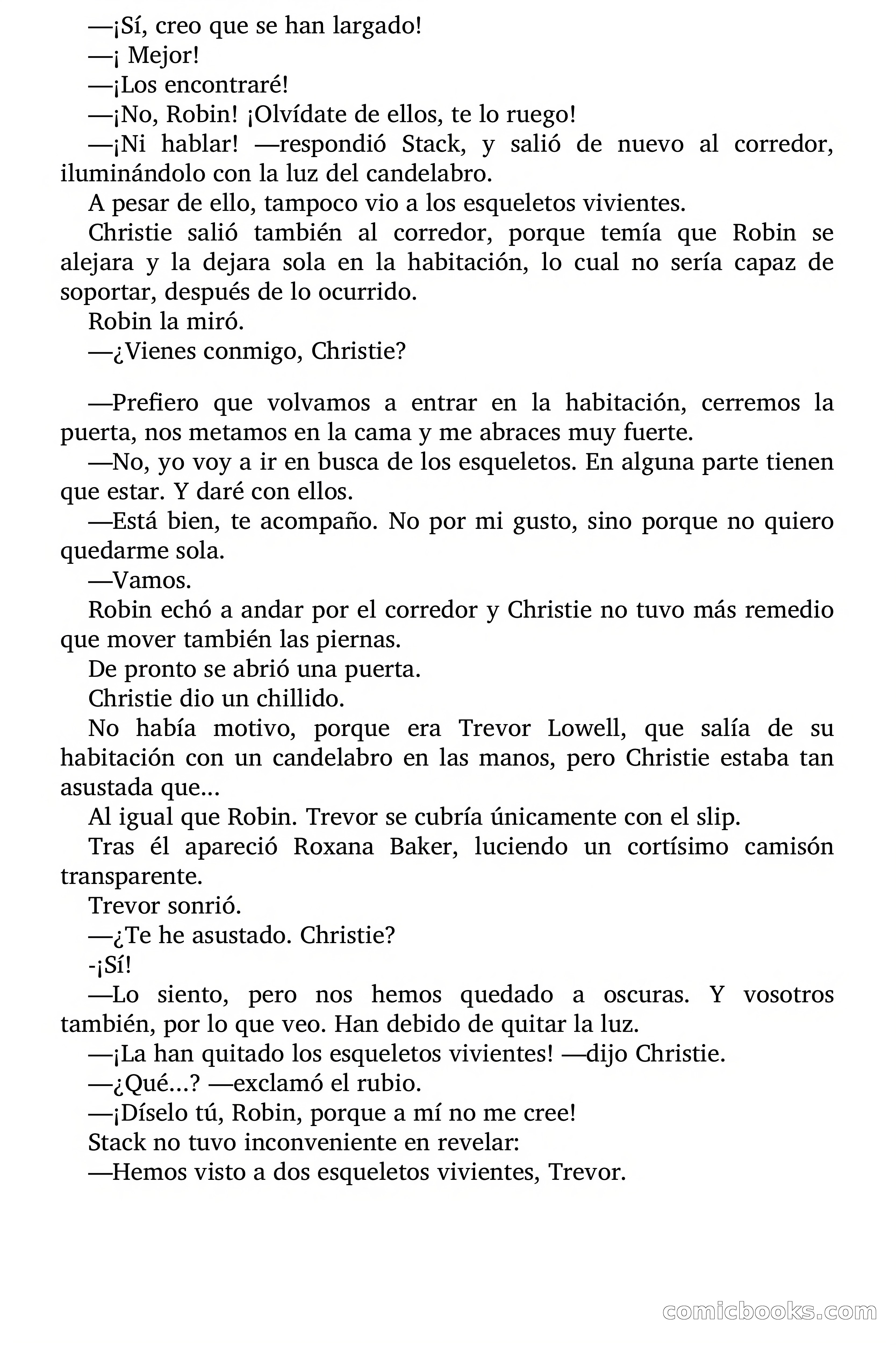 La mansión de los esqueletos vivientes — page 32 of 60