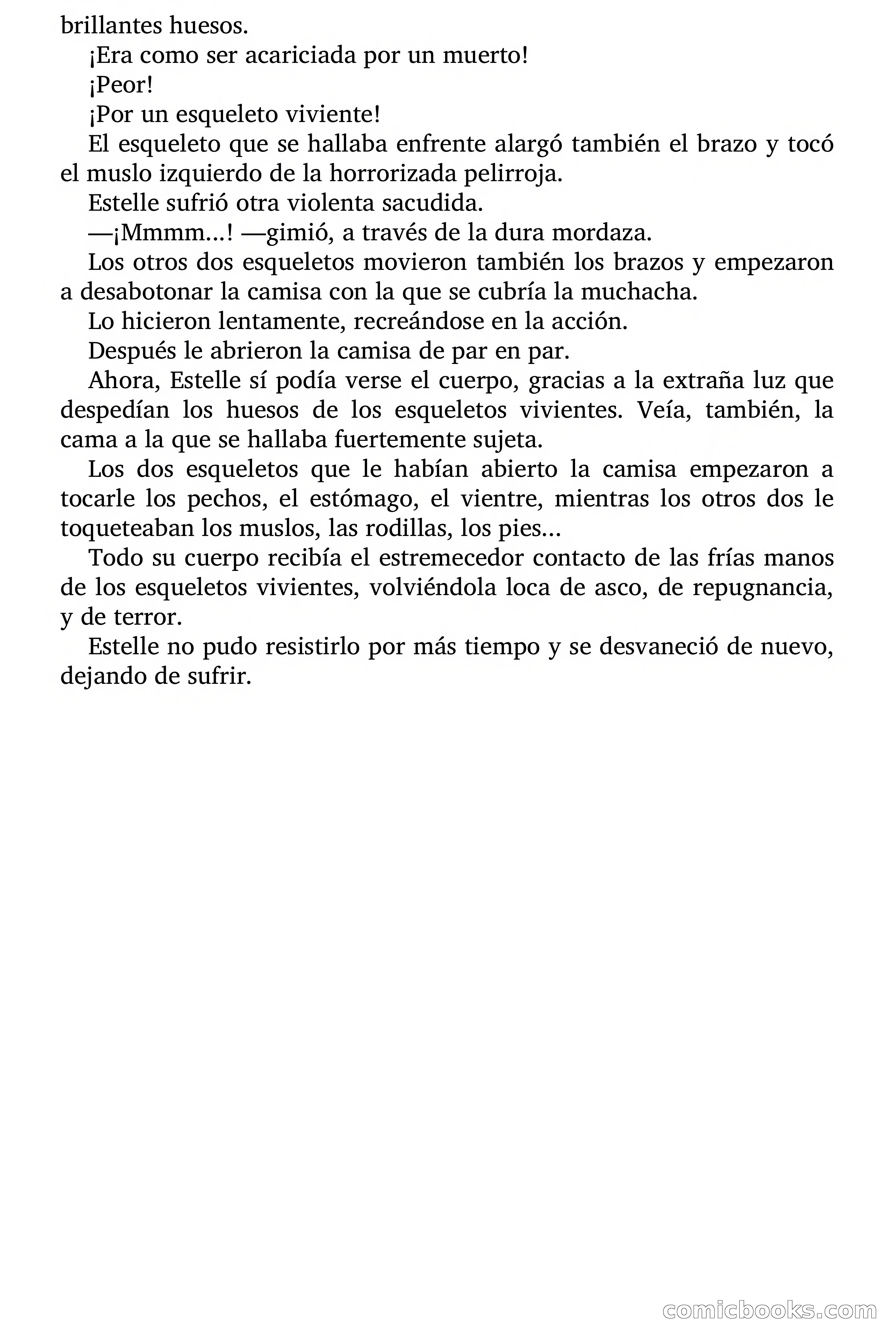 La mansión de los esqueletos vivientes — page 37 of 60