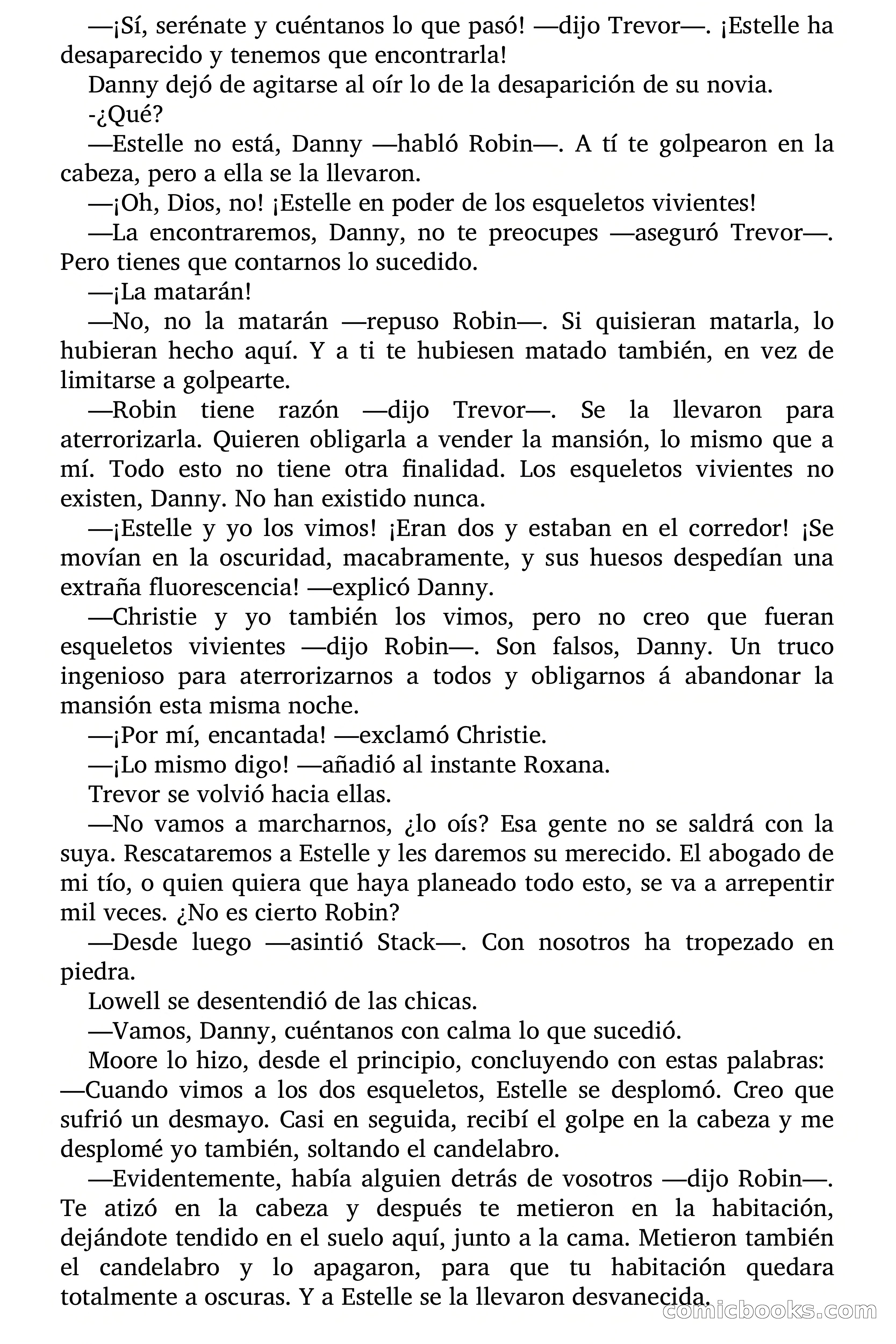 La mansión de los esqueletos vivientes — page 39 of 60