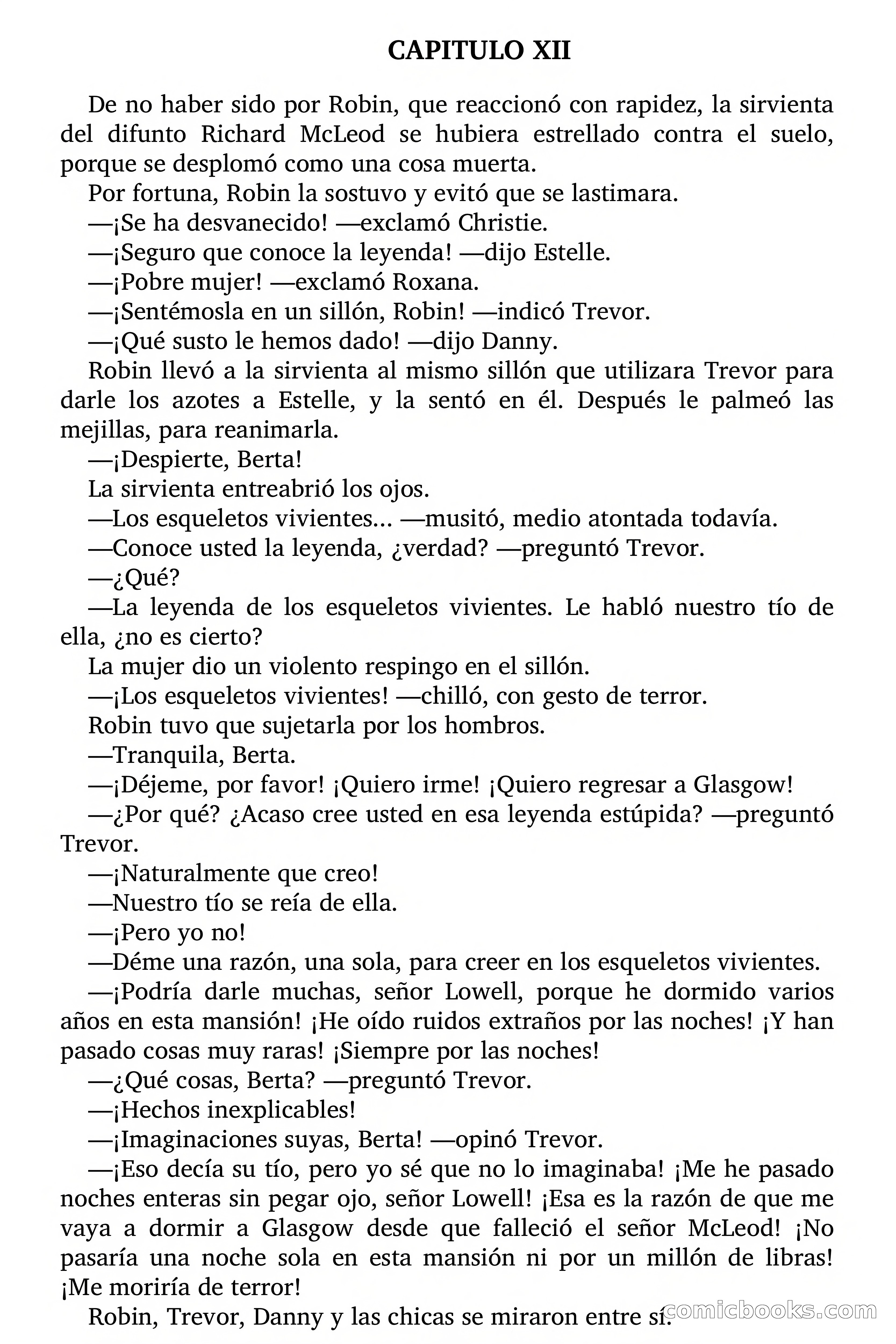 La mansión de los esqueletos vivientes — page 50 of 60