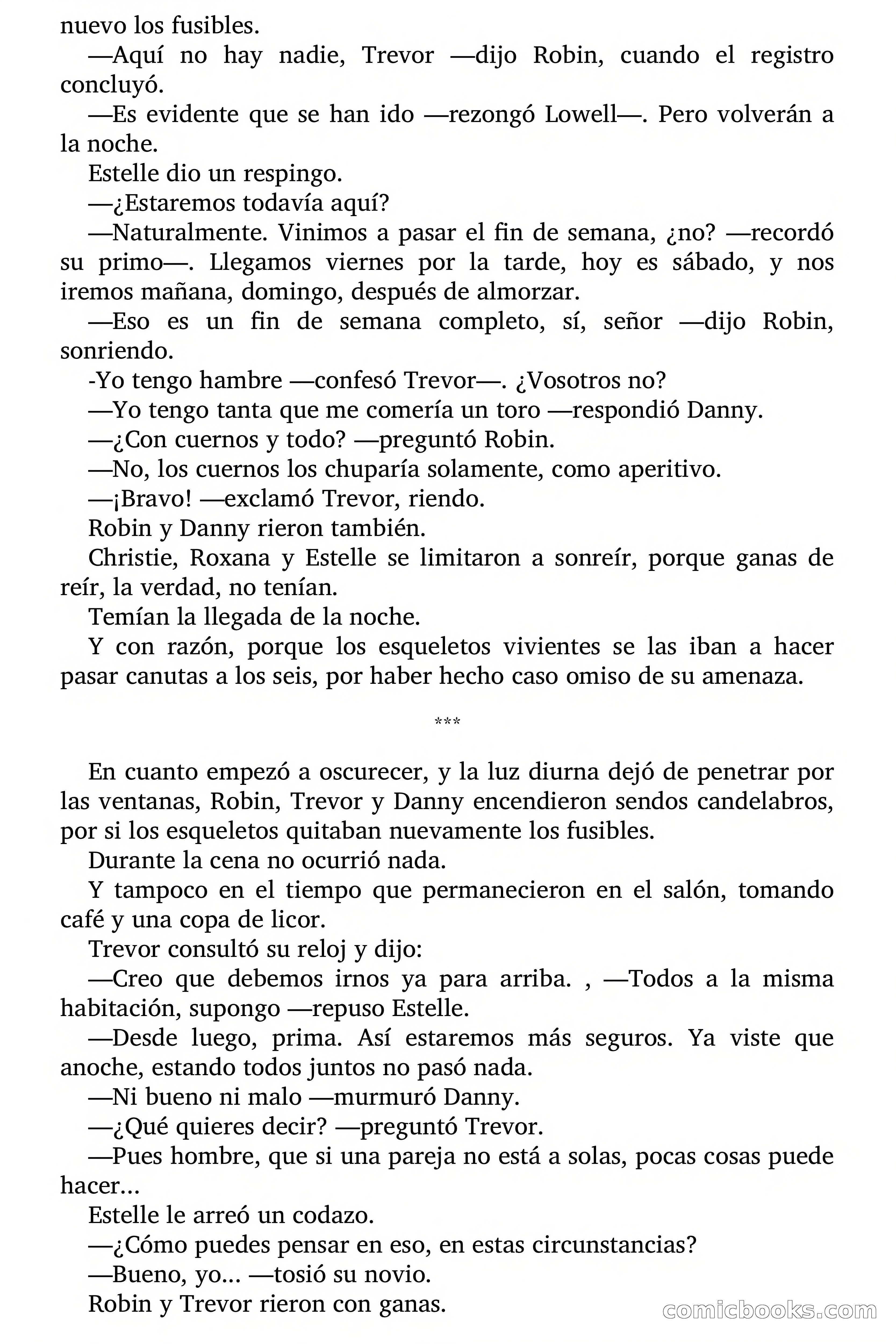 La mansión de los esqueletos vivientes — page 52 of 60