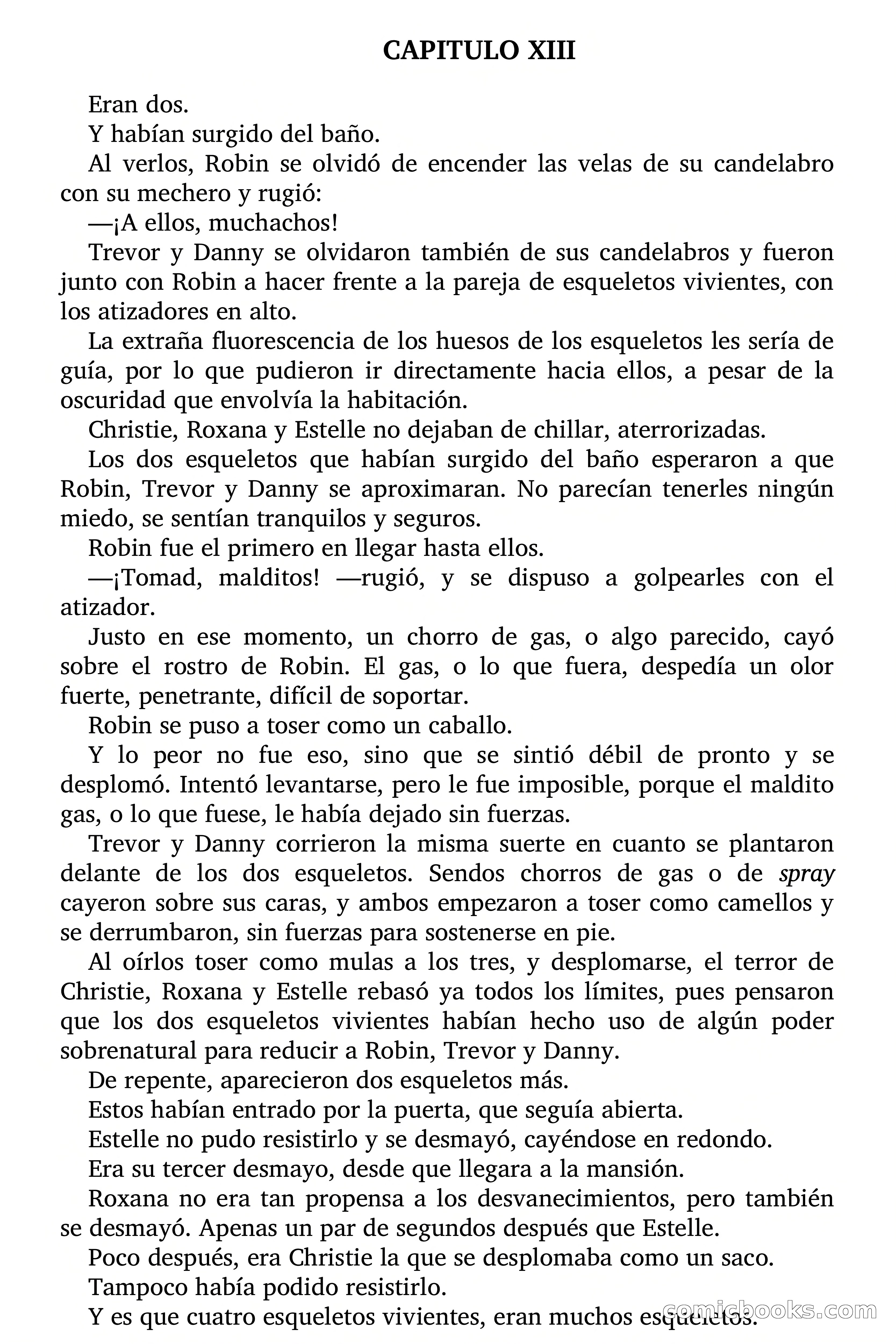 La mansión de los esqueletos vivientes — page 54 of 60