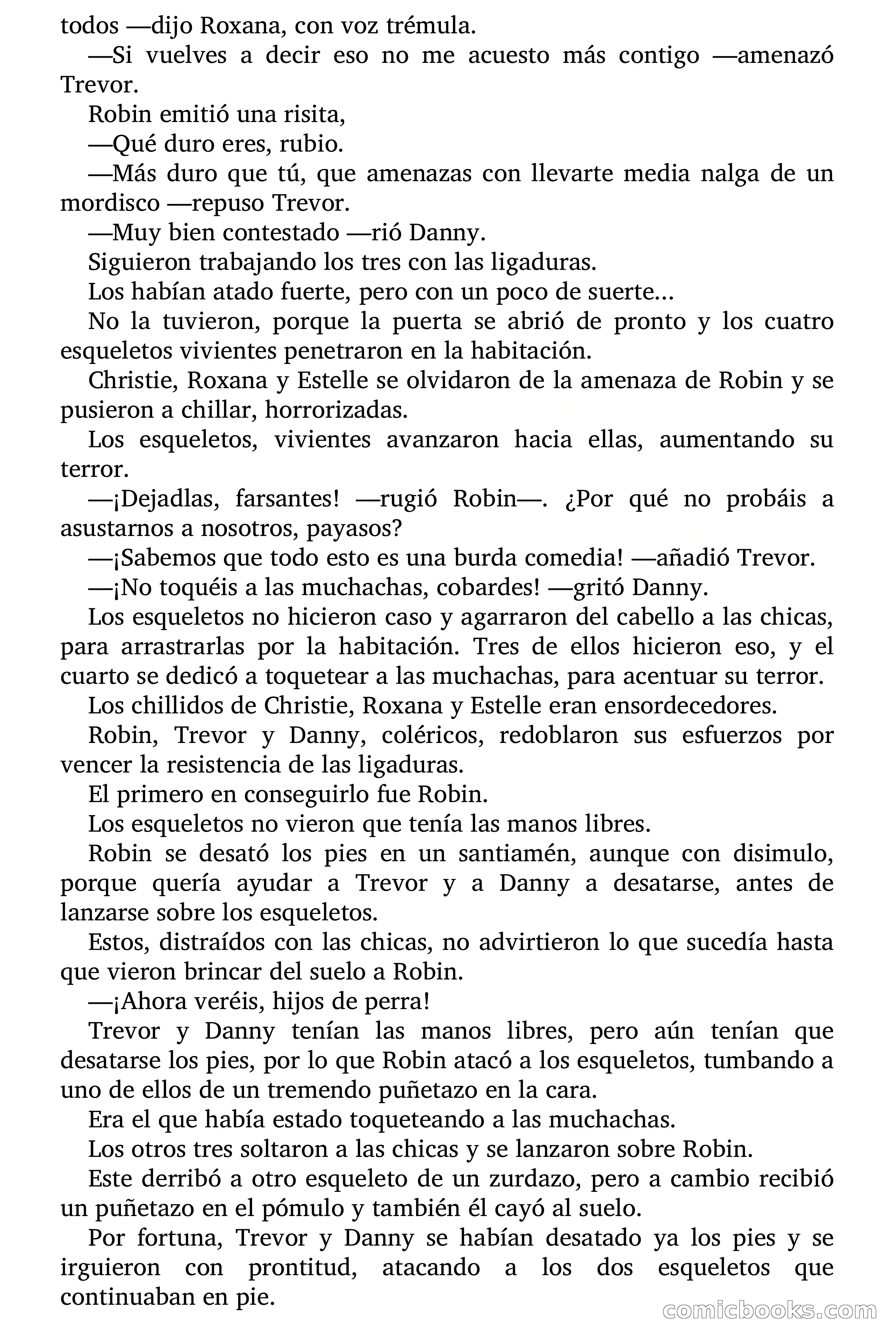 La mansión de los esqueletos vivientes — page 56 of 60