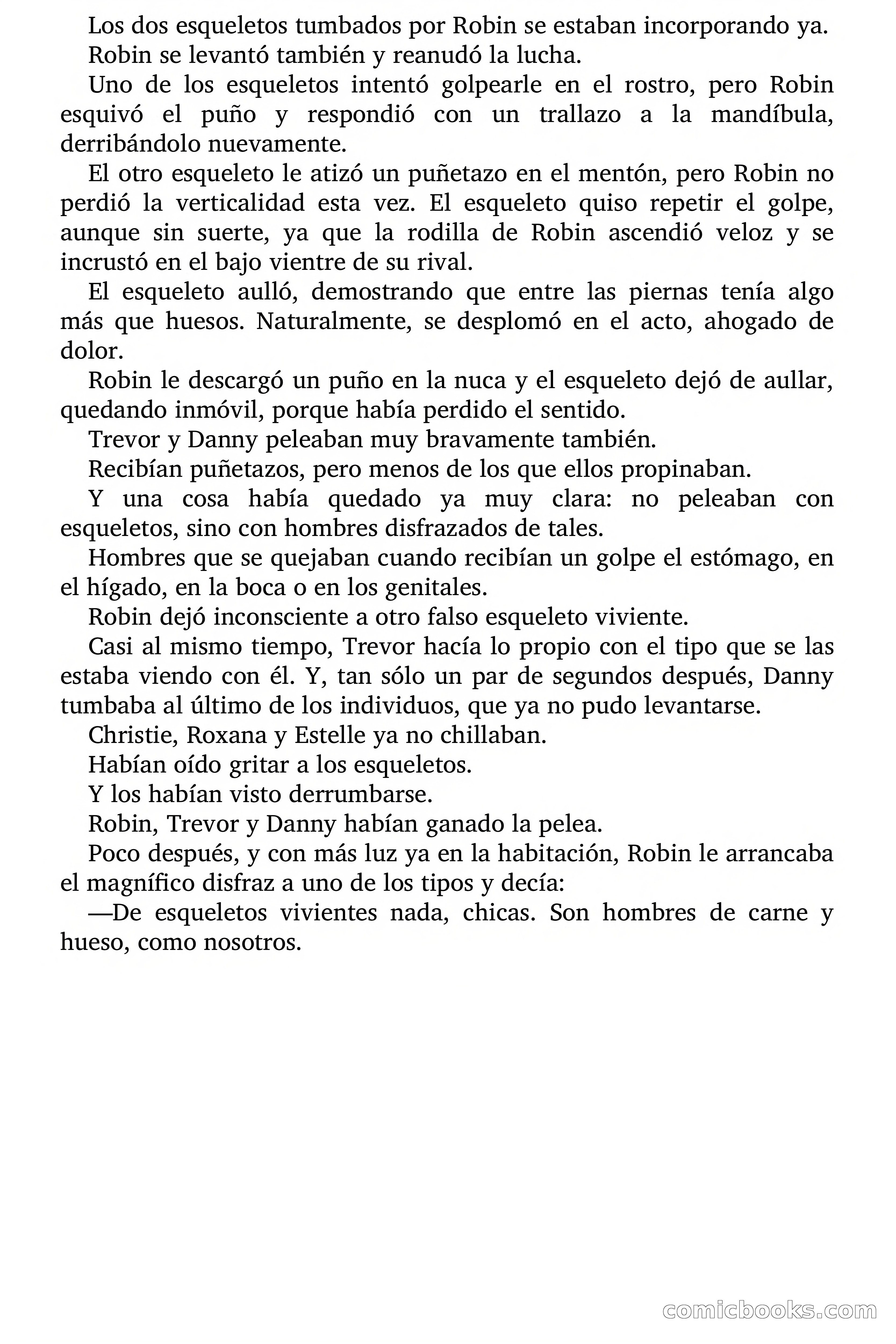 La mansión de los esqueletos vivientes — page 57 of 60