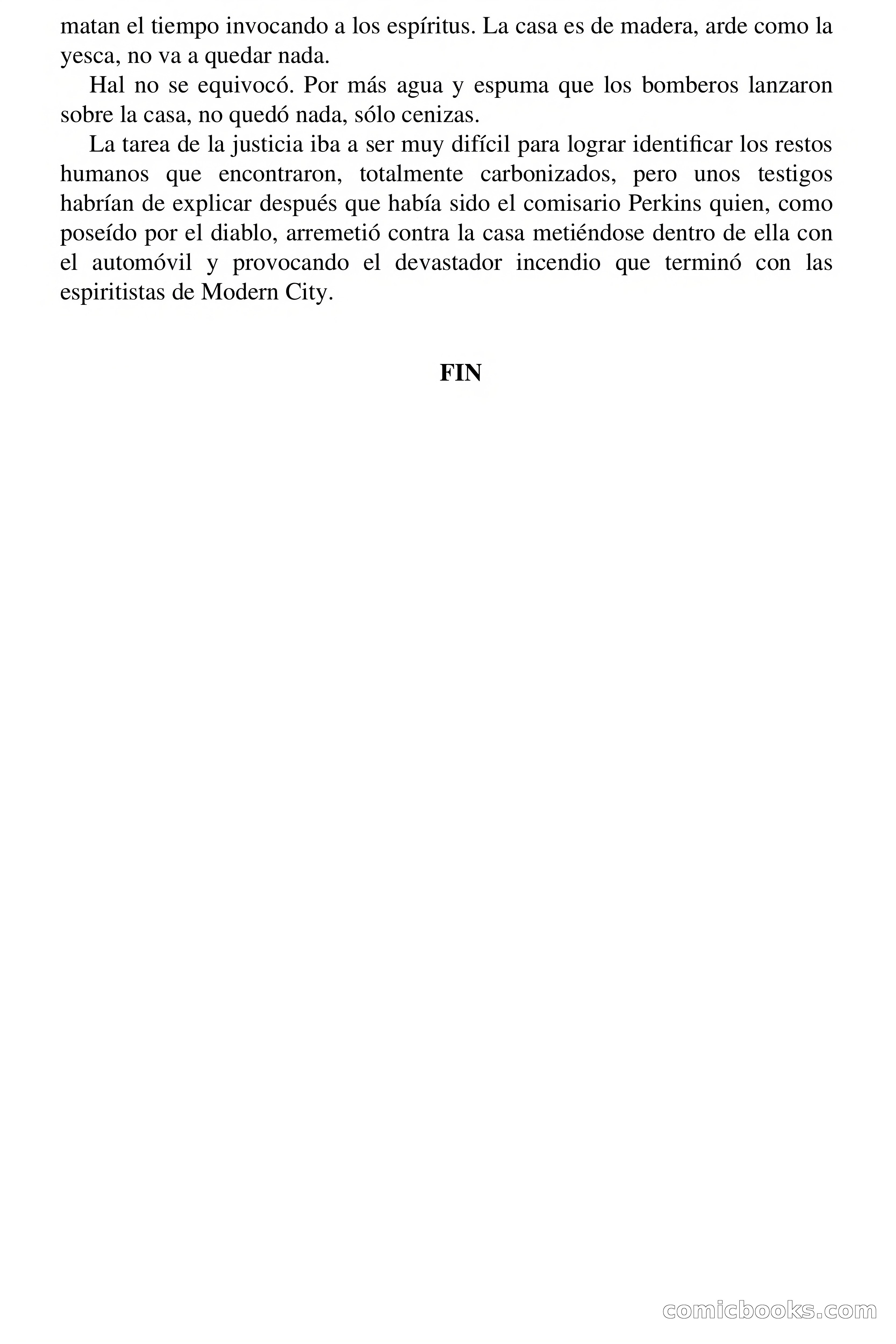 Selección Terror: Las Espiritistas de Modern City — page 66 of 66