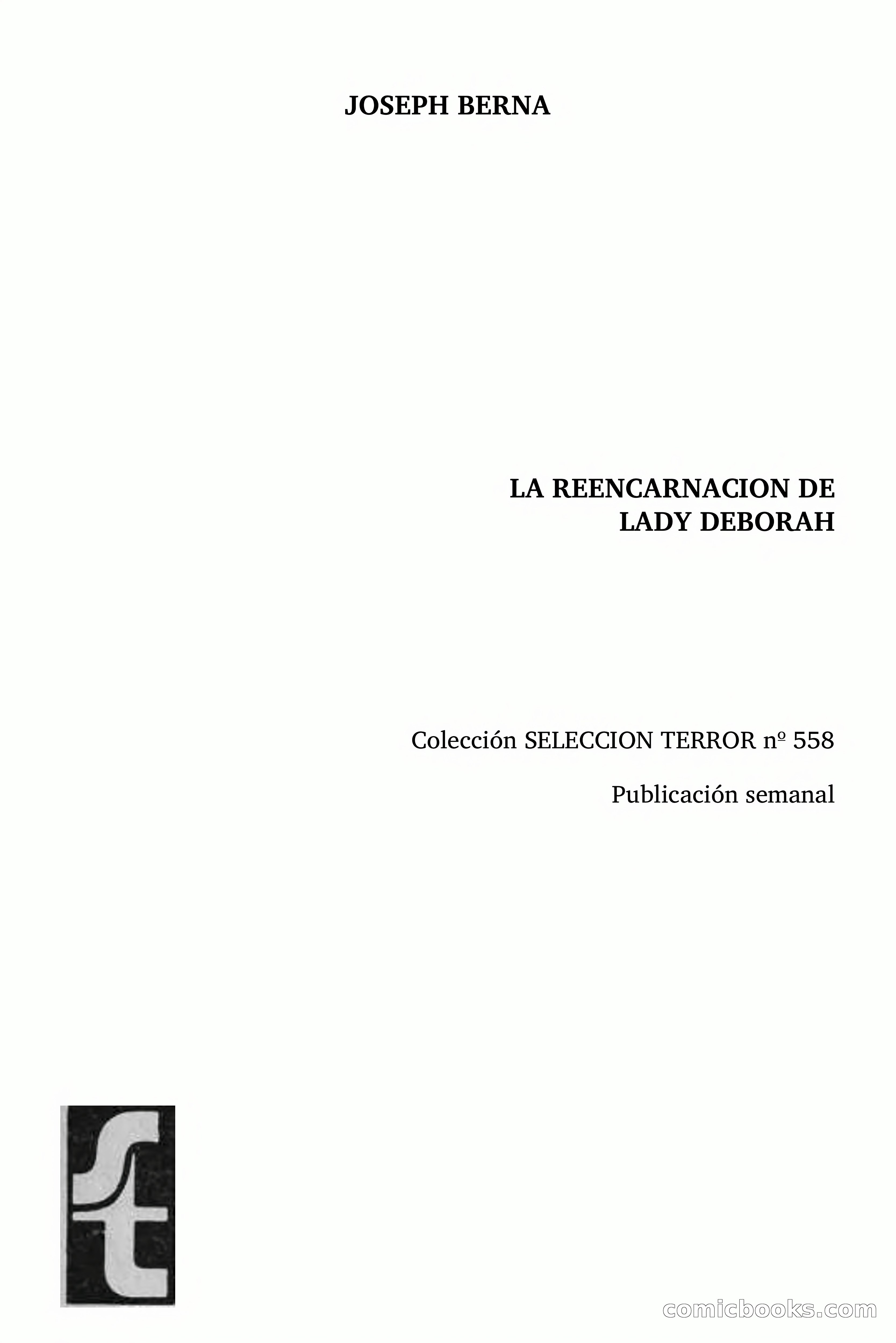 La reencarnación de Lady Deborah — page 2 of 87