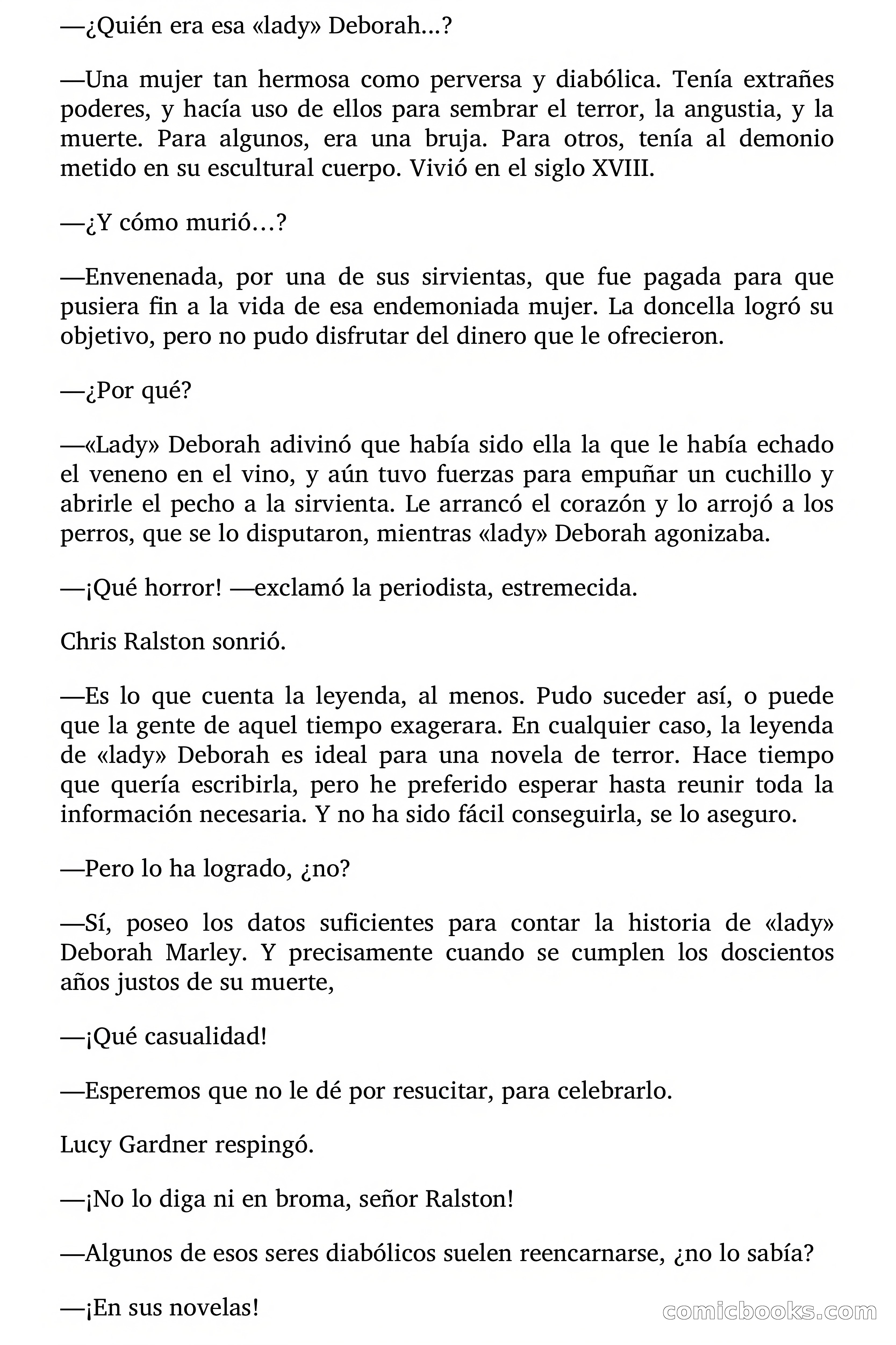 La reencarnación de Lady Deborah — page 17 of 87