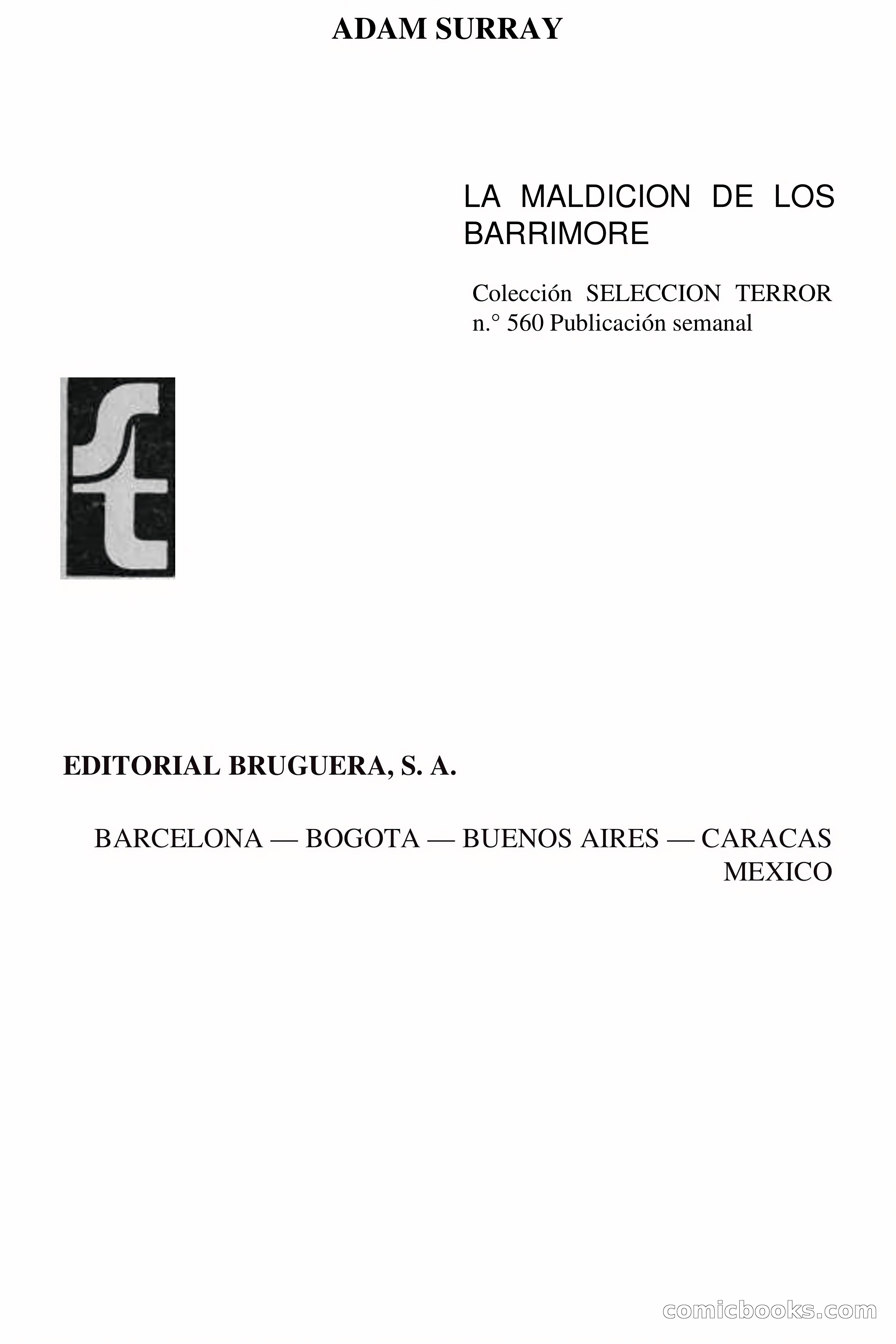 La maldición de los Barrymore — page 3 of 76