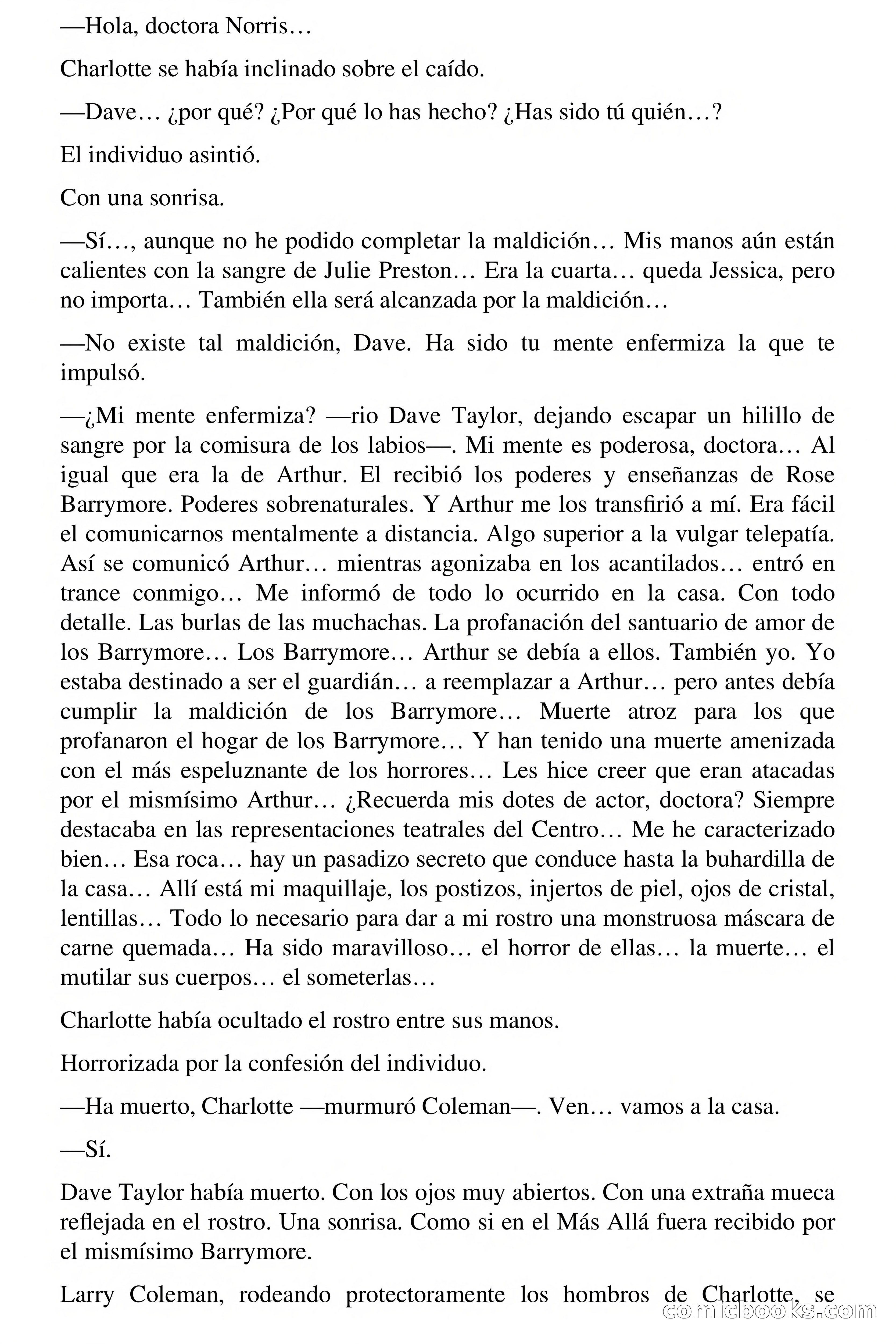 La maldición de los Barrymore — page 73 of 76