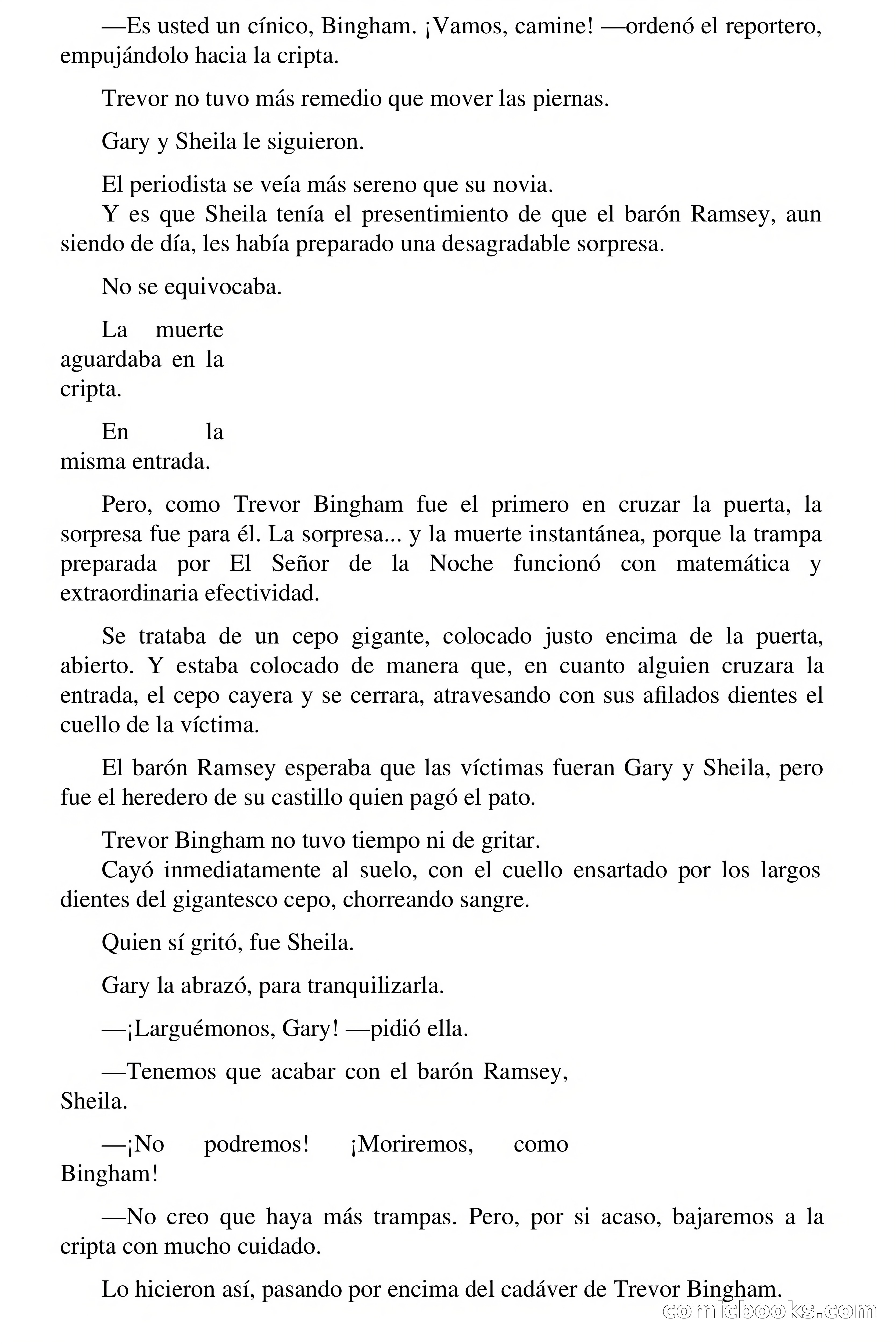 El señor de la noche — page 86 of 89