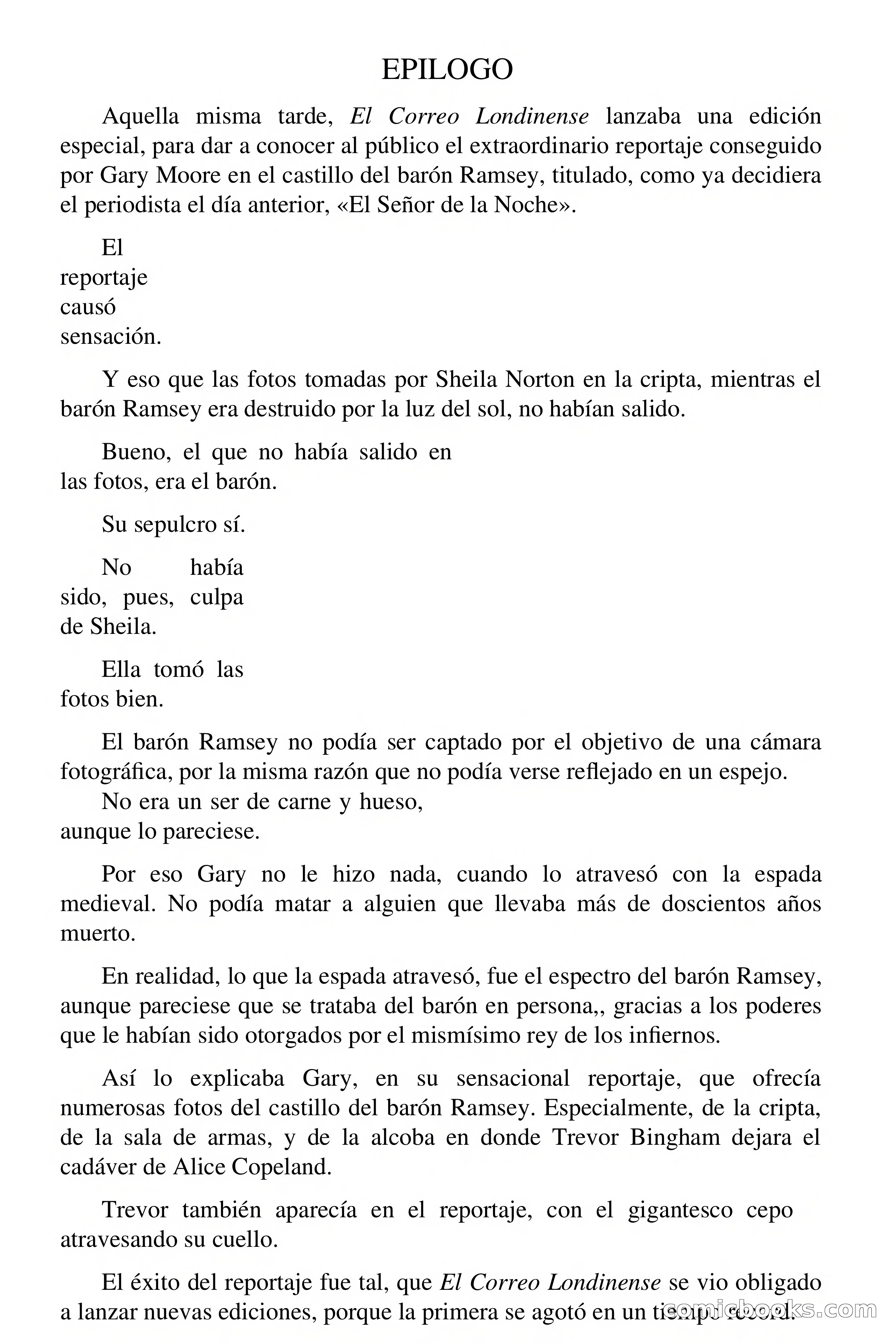 El señor de la noche — page 88 of 89
