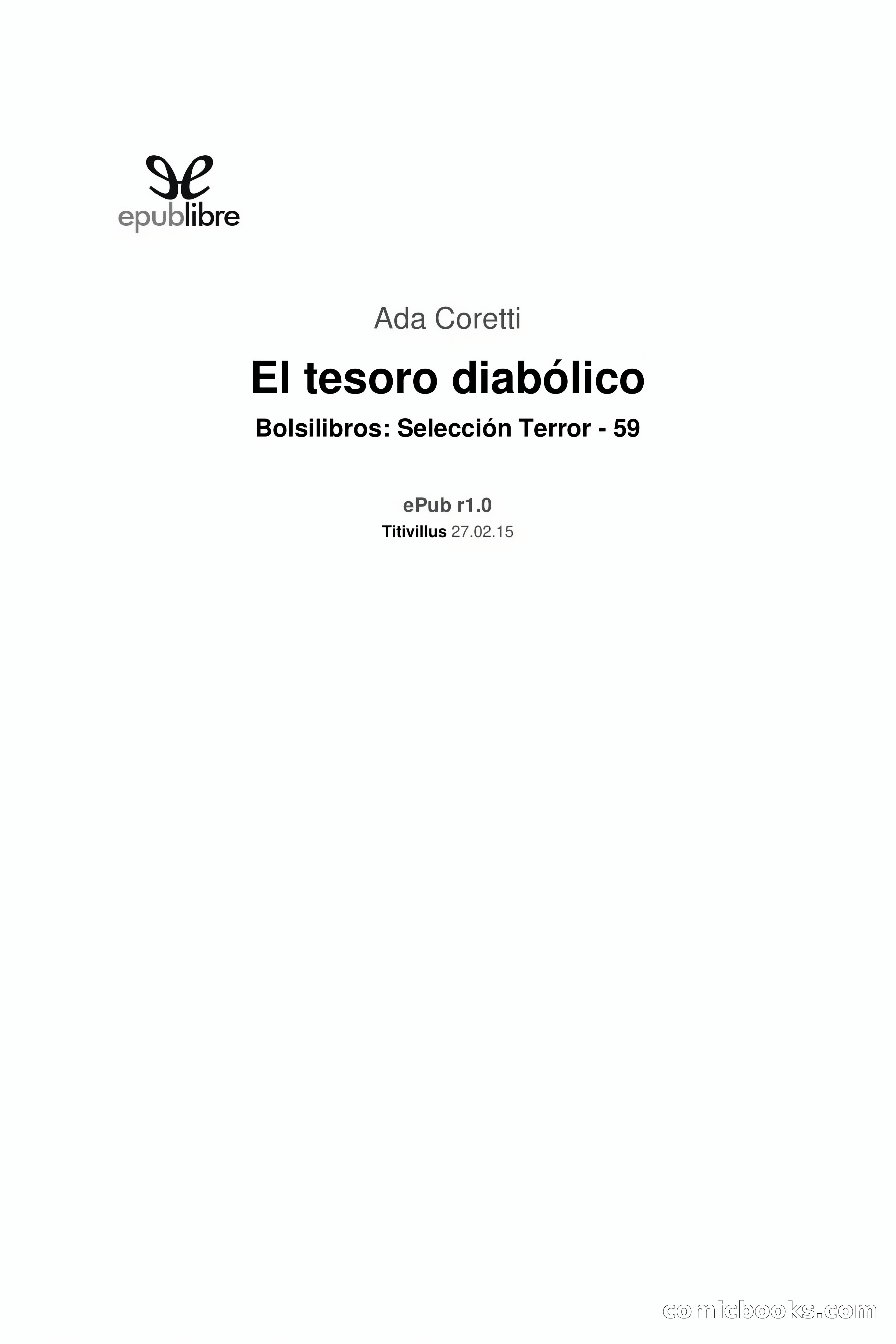 Selección Terror: El tesoro diabólico — page 3 of 78