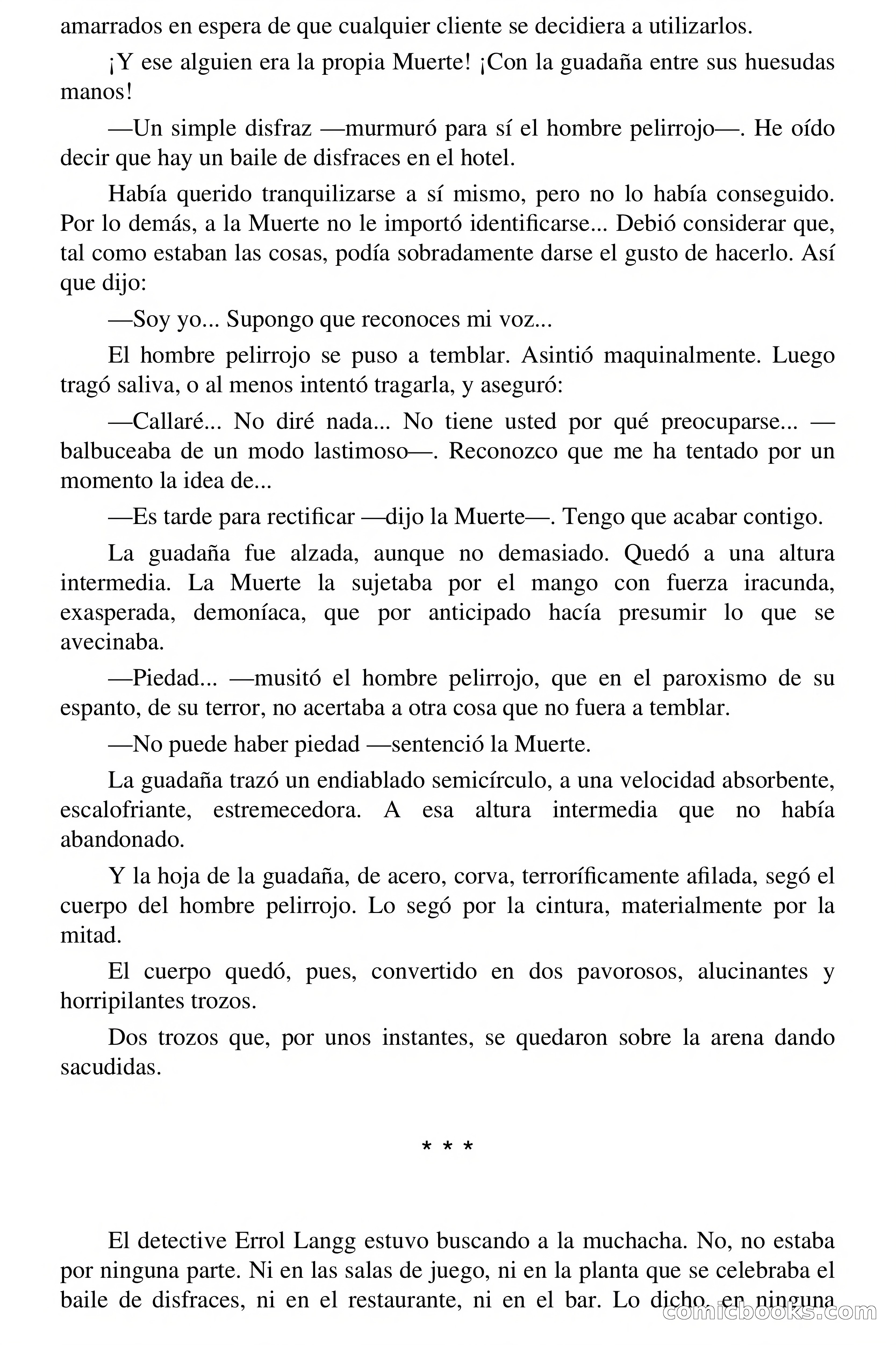 La guadaña de la muerte — page 17 of 75