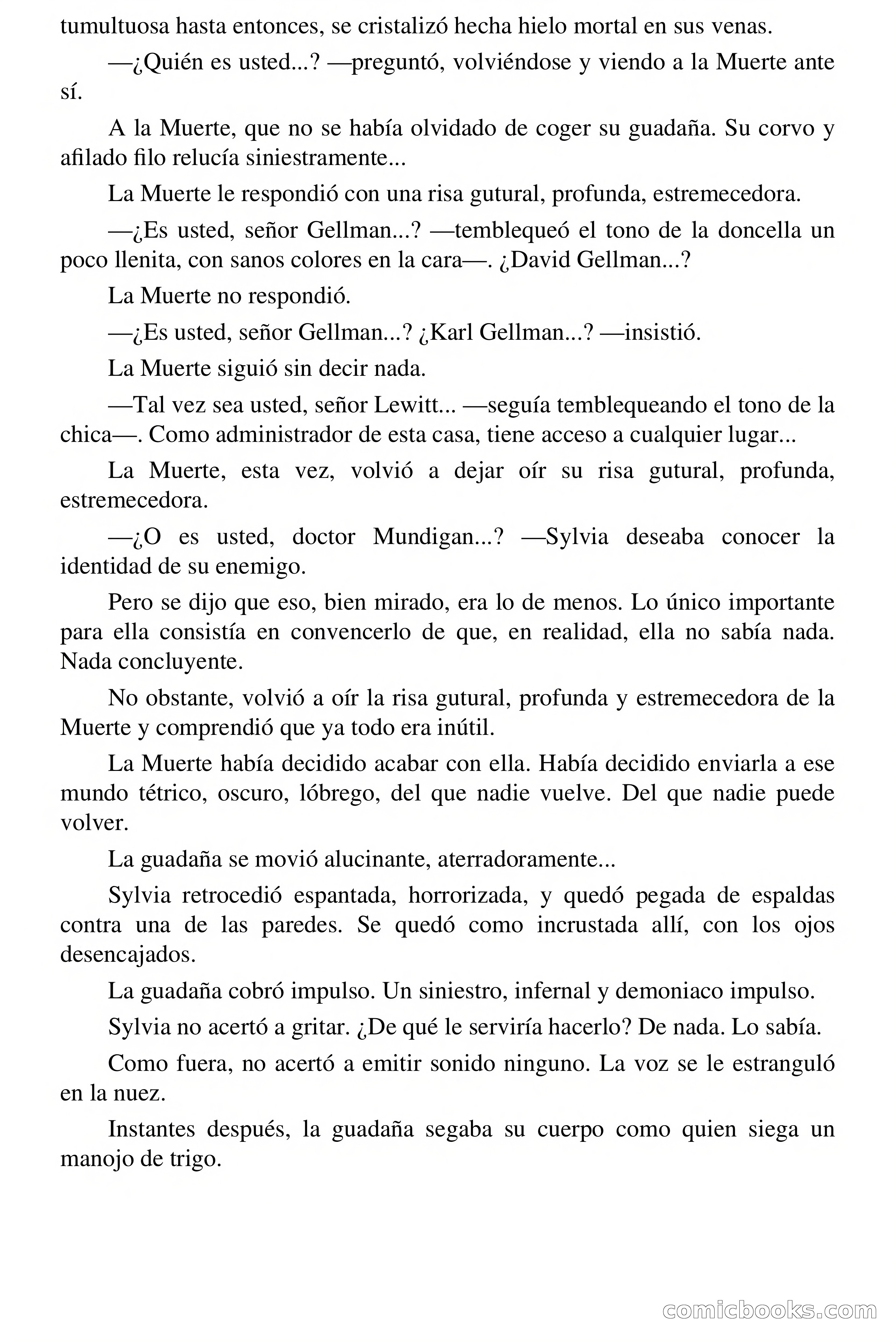 La guadaña de la muerte — page 44 of 75