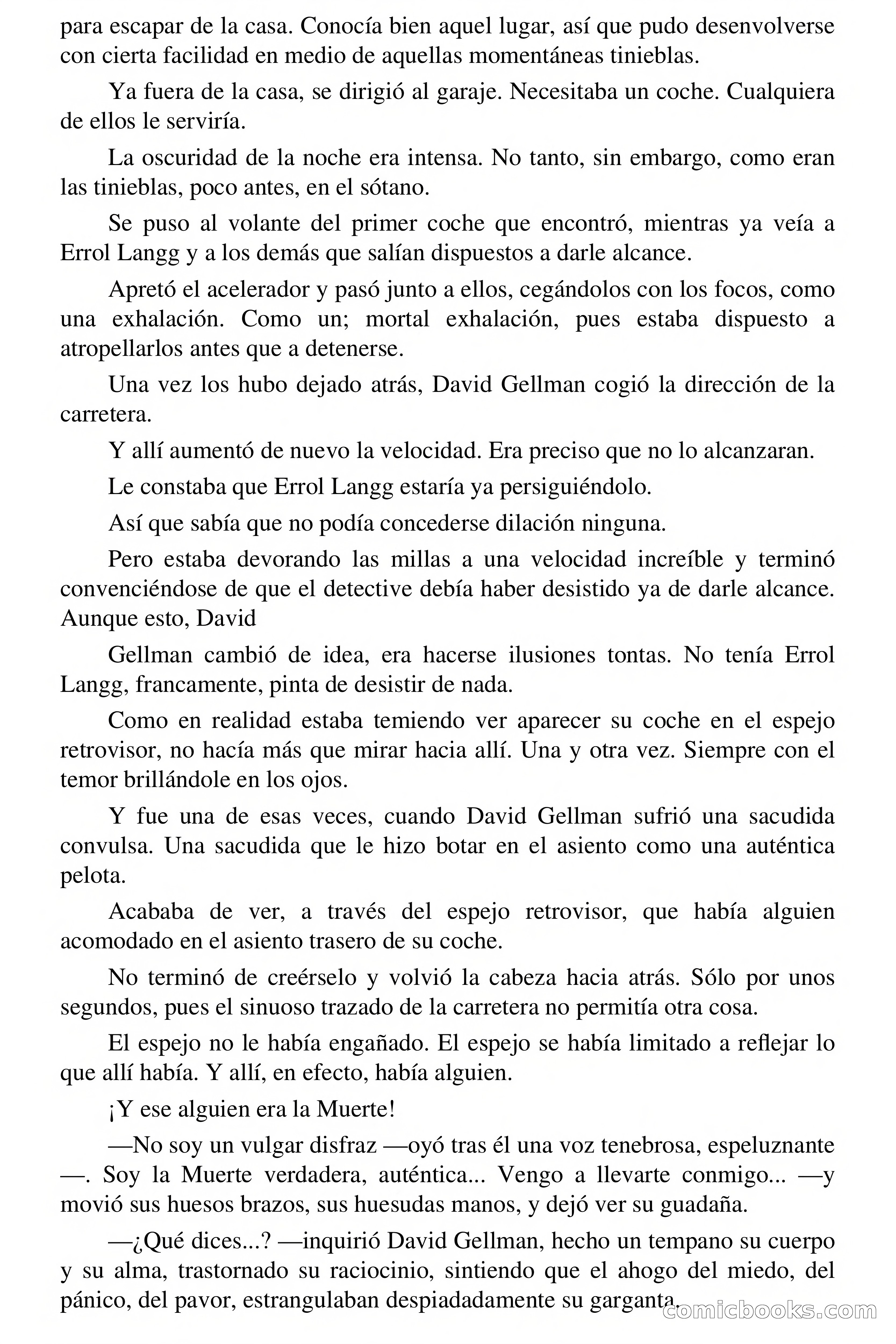 La guadaña de la muerte — page 72 of 75