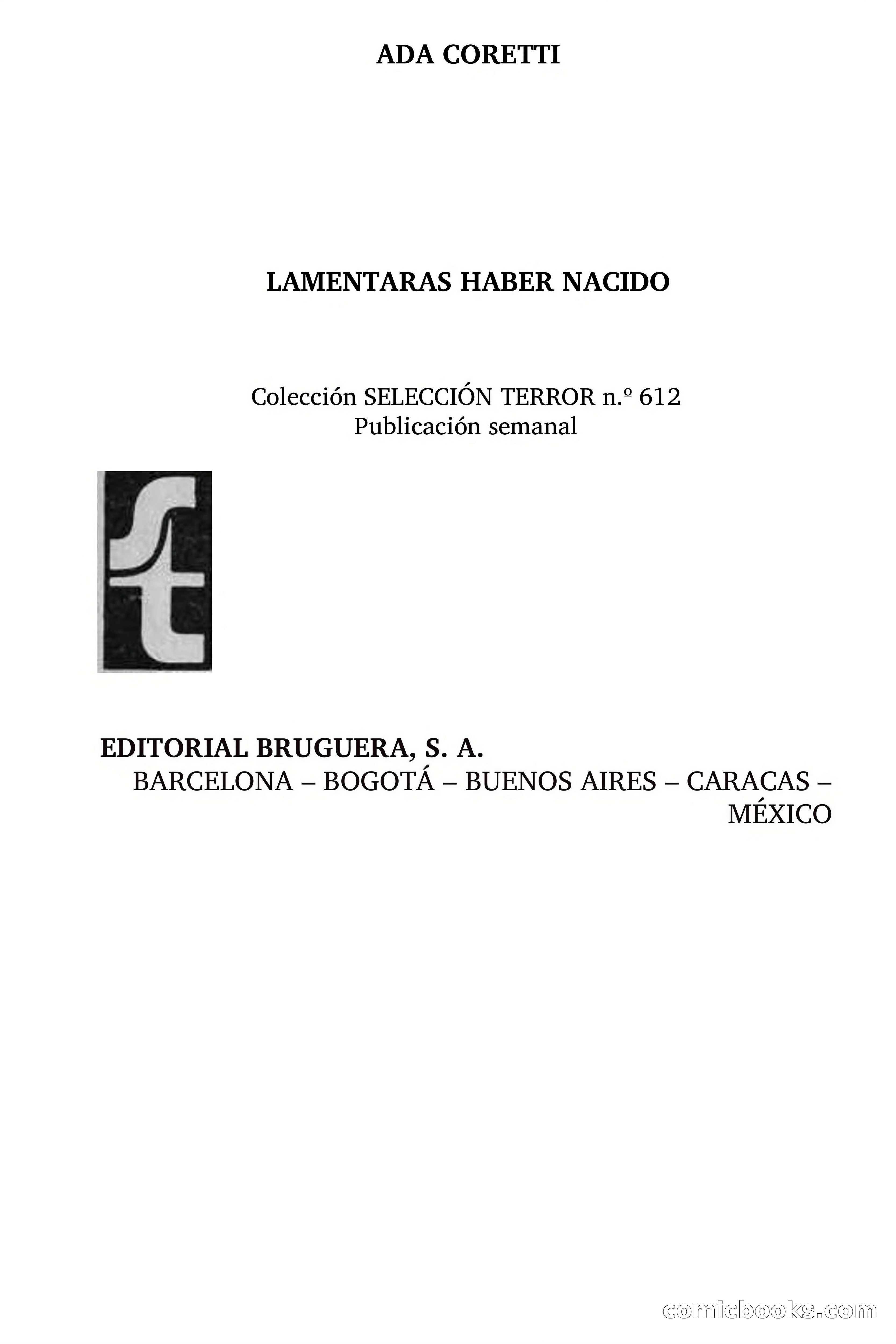 Lamentarás haber nacido — page 4 of 75