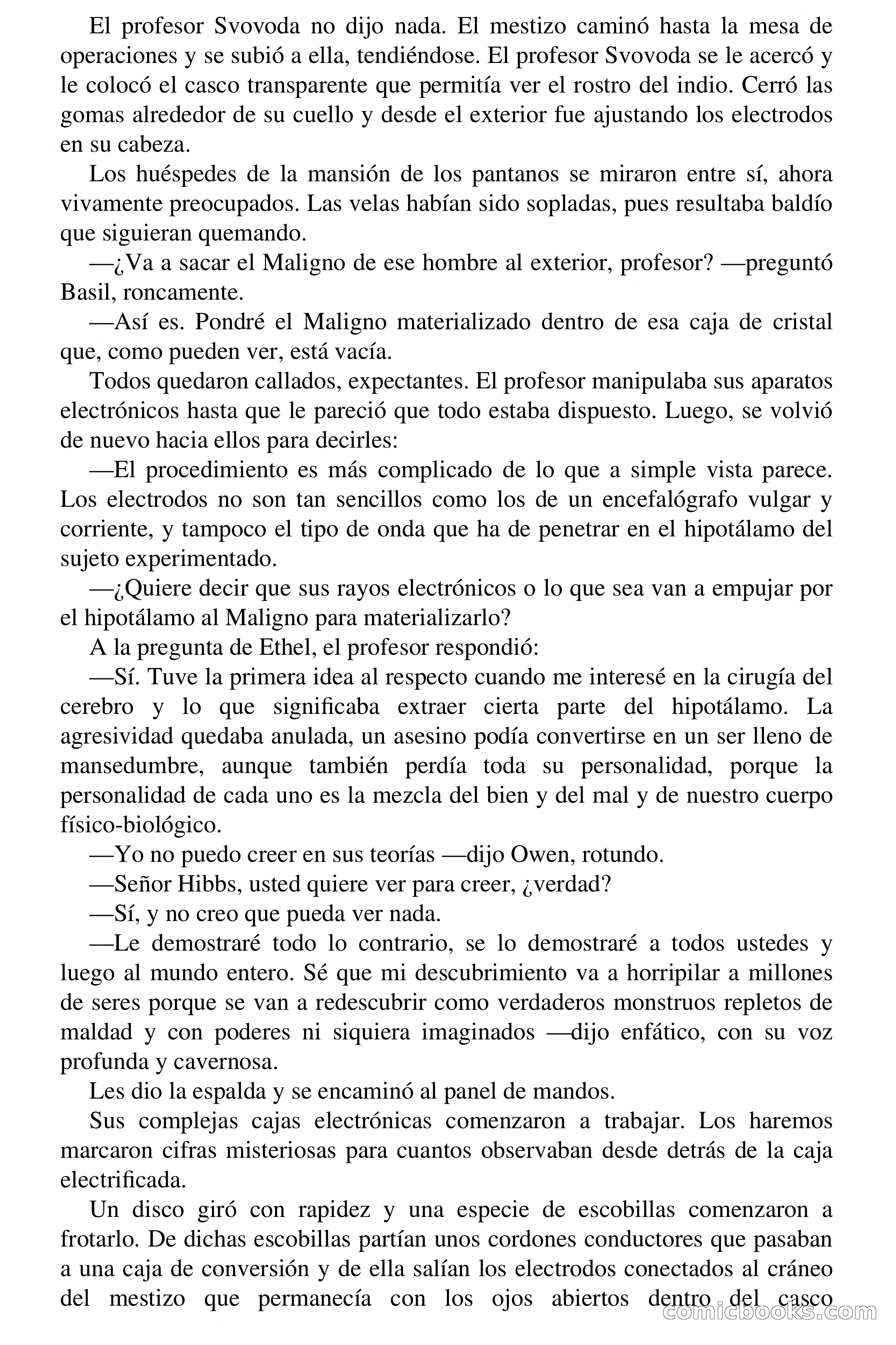 La mansión de los pantanos — page 23 of 63