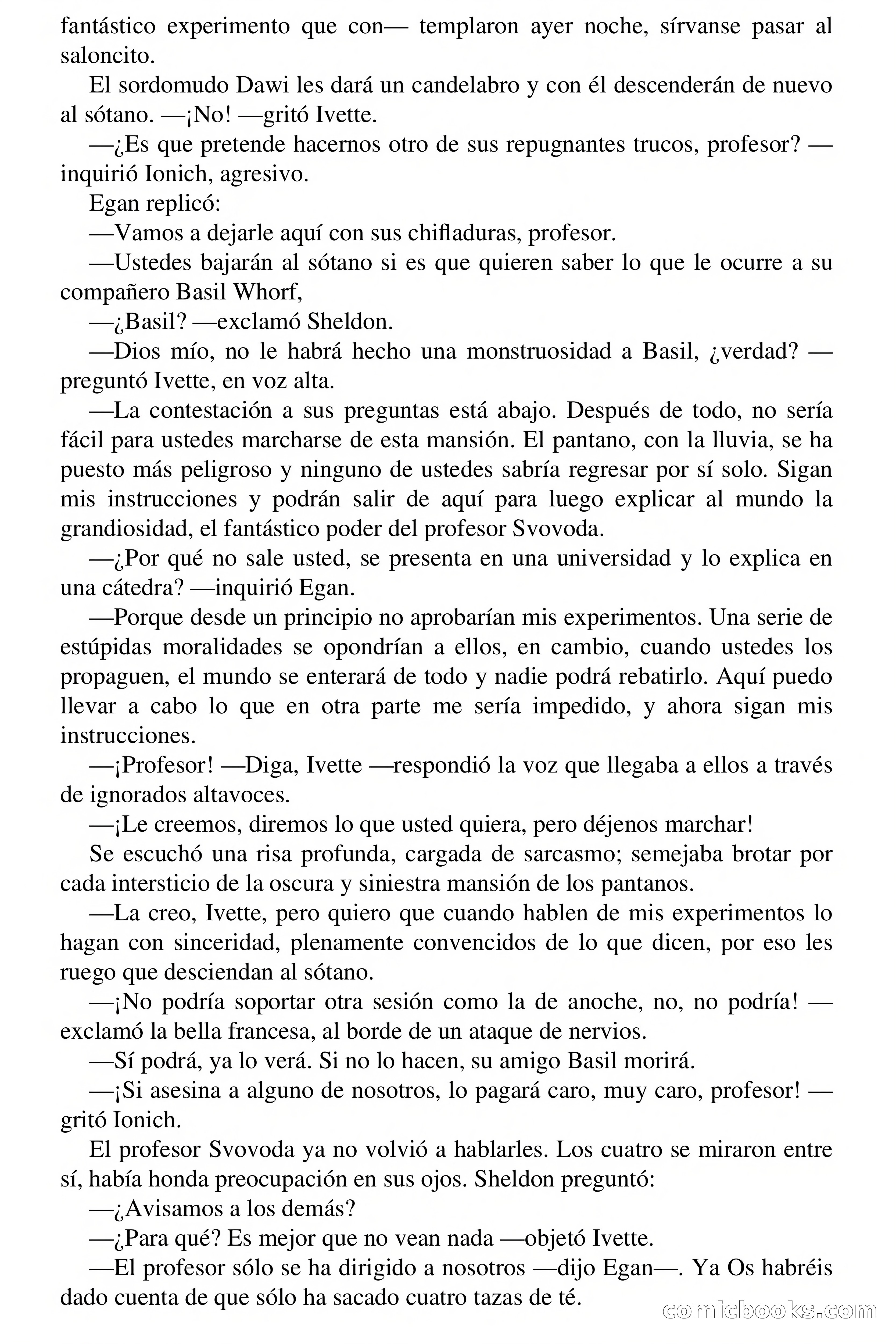 La mansión de los pantanos — page 35 of 63