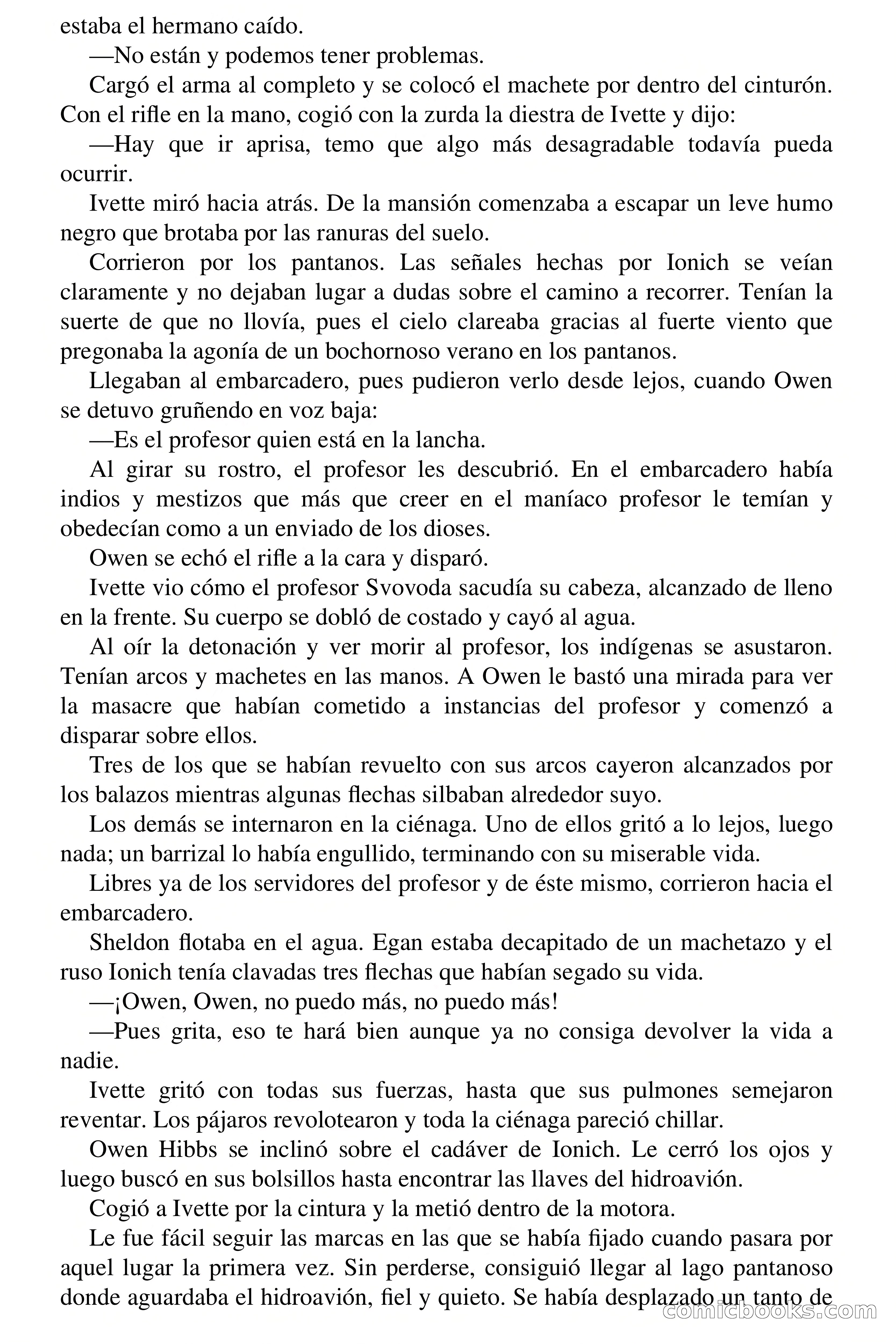 La mansión de los pantanos — page 62 of 63