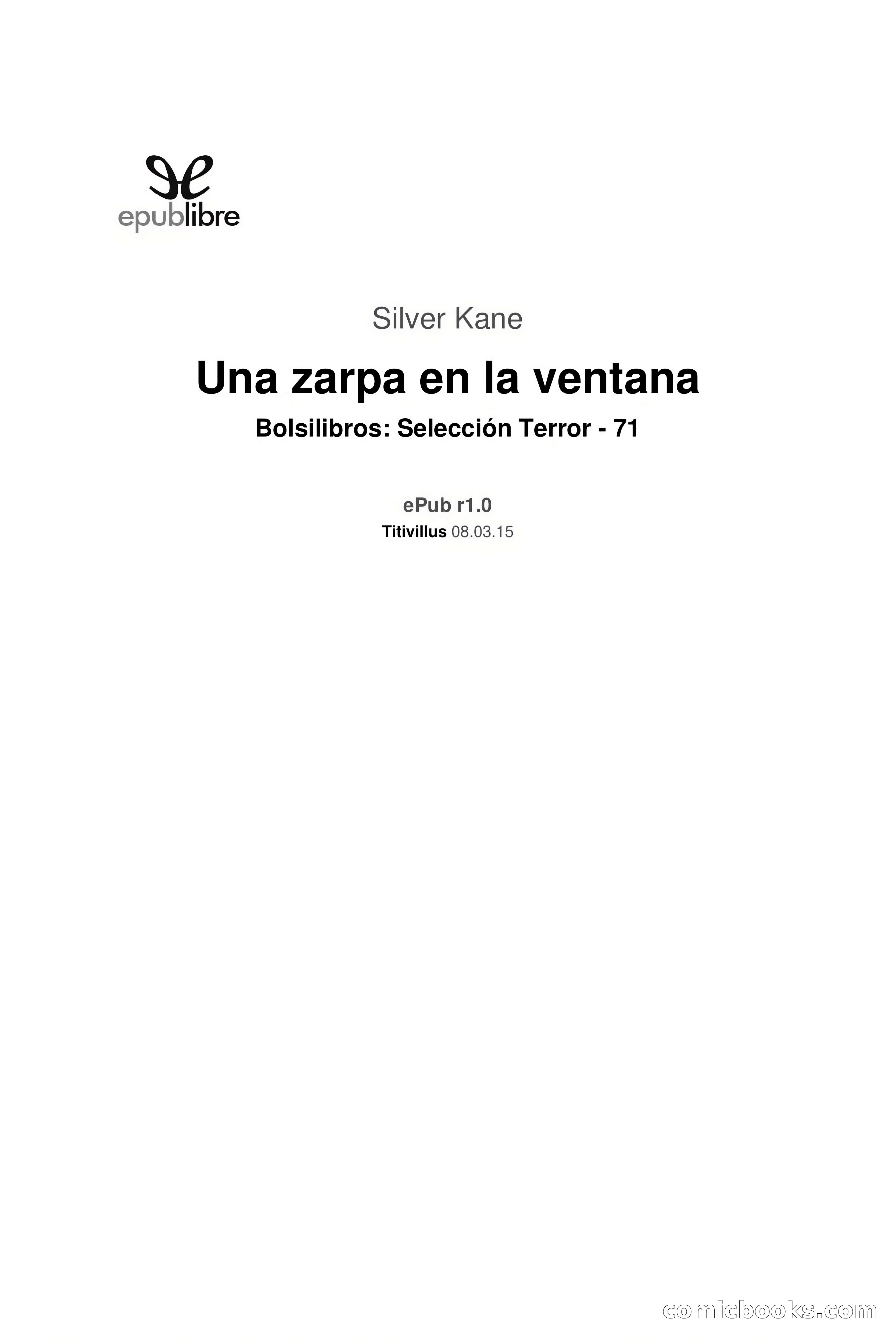 Selección Terror: Una zarpa en la ventana — page 3 of 82