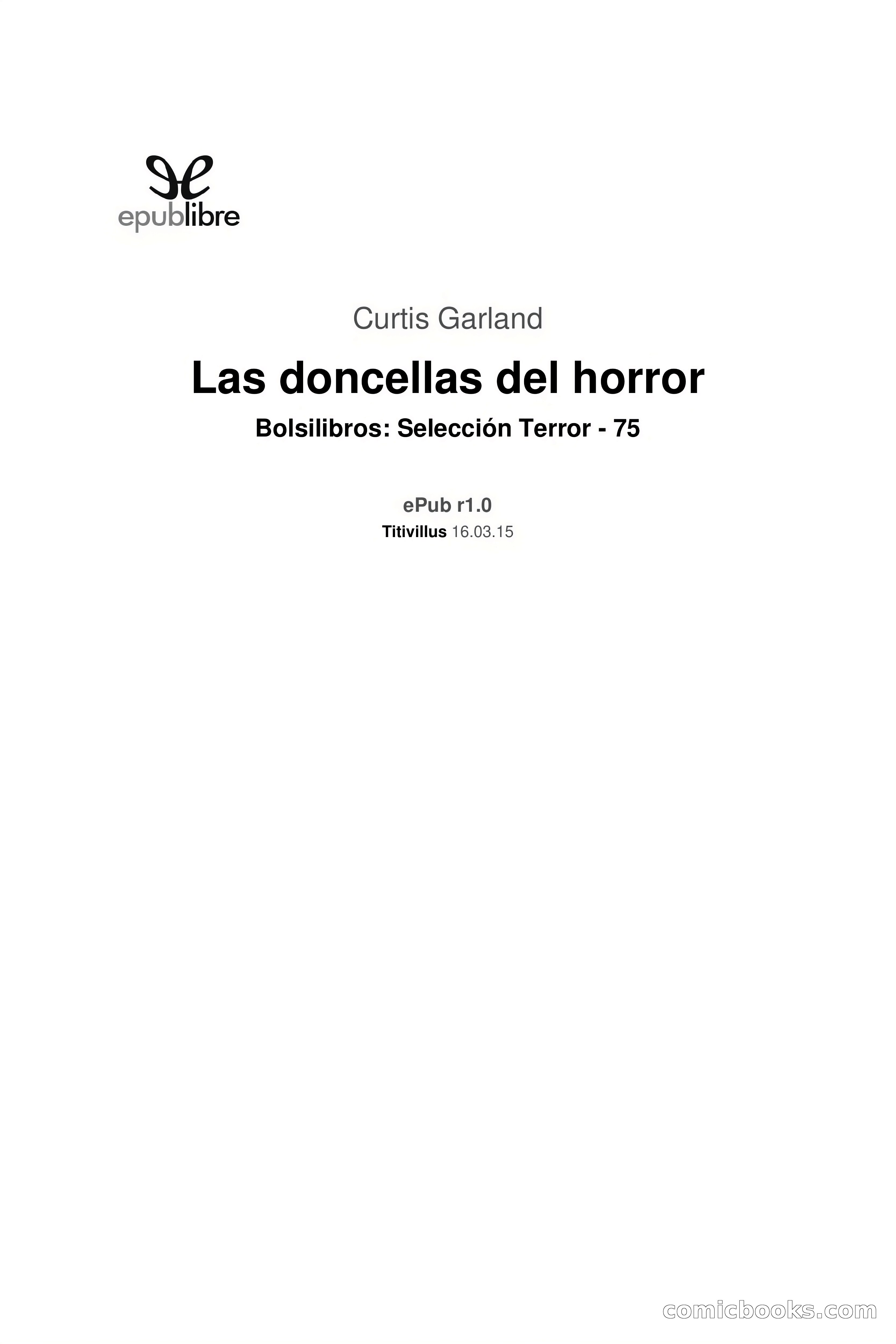 Selección Terror: Las Doncellas del Horror — page 3 of 100