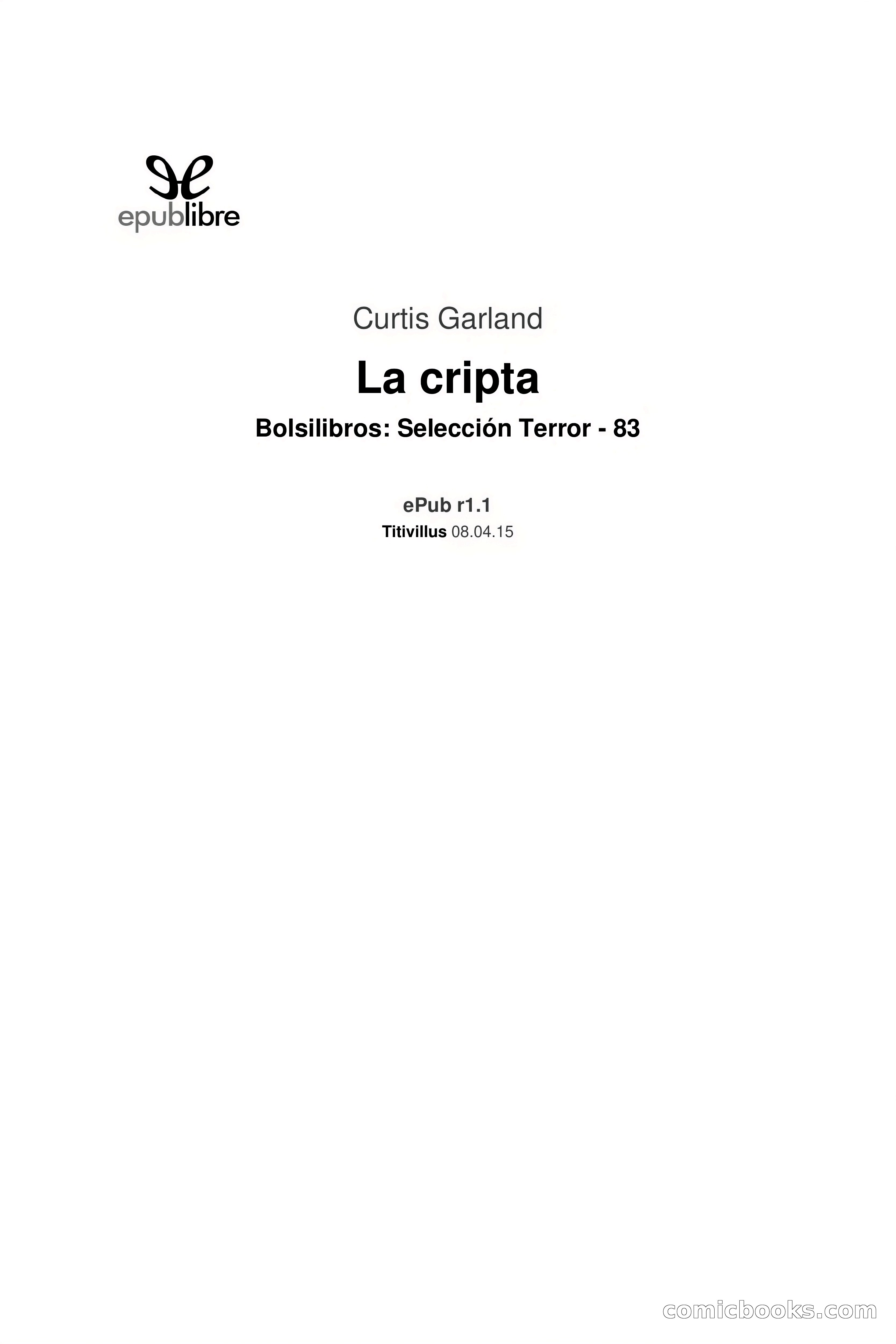 La Cripta / Selección Terror — page 3 of 88