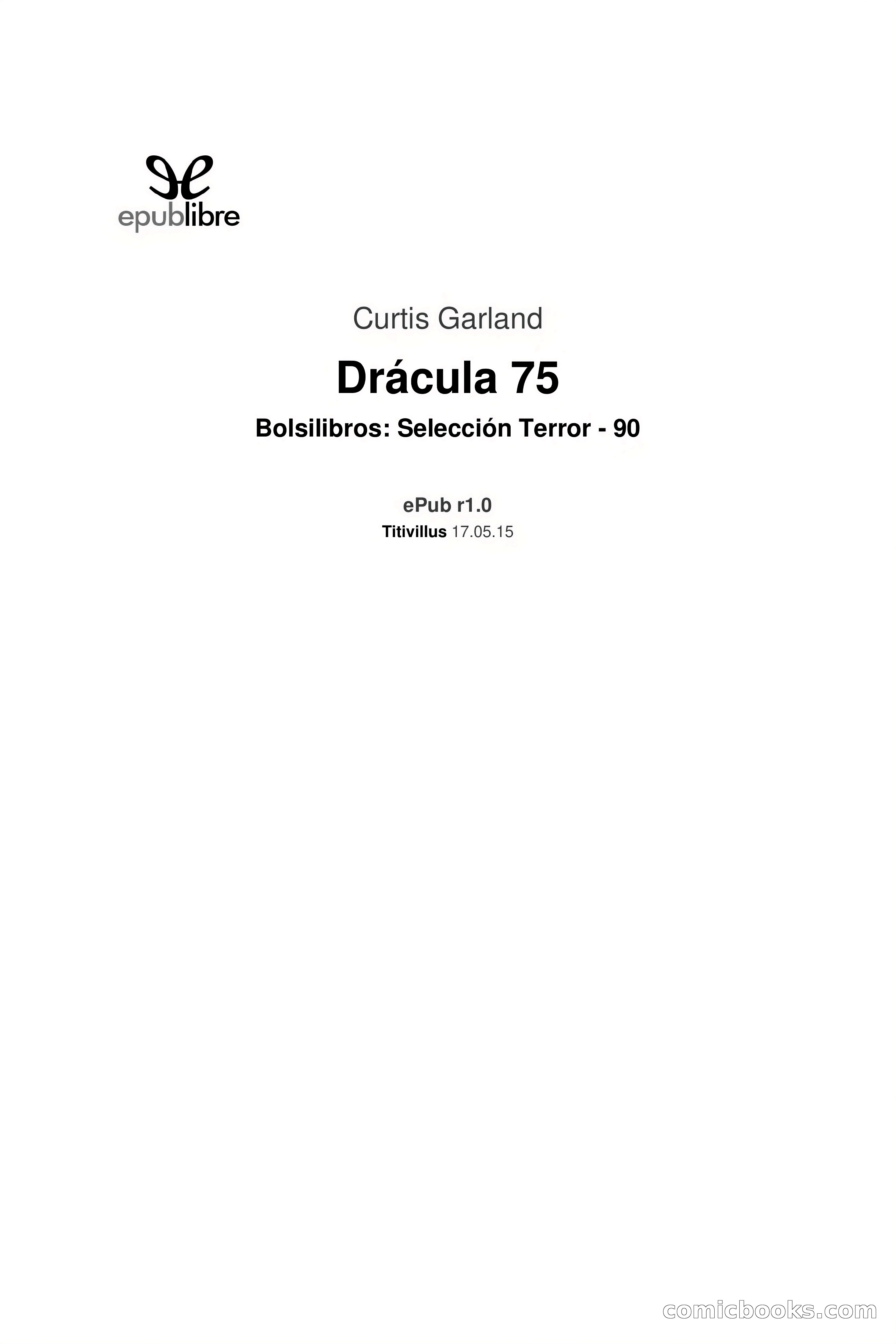 Selección Terror: Drácula 75 — page 3 of 103