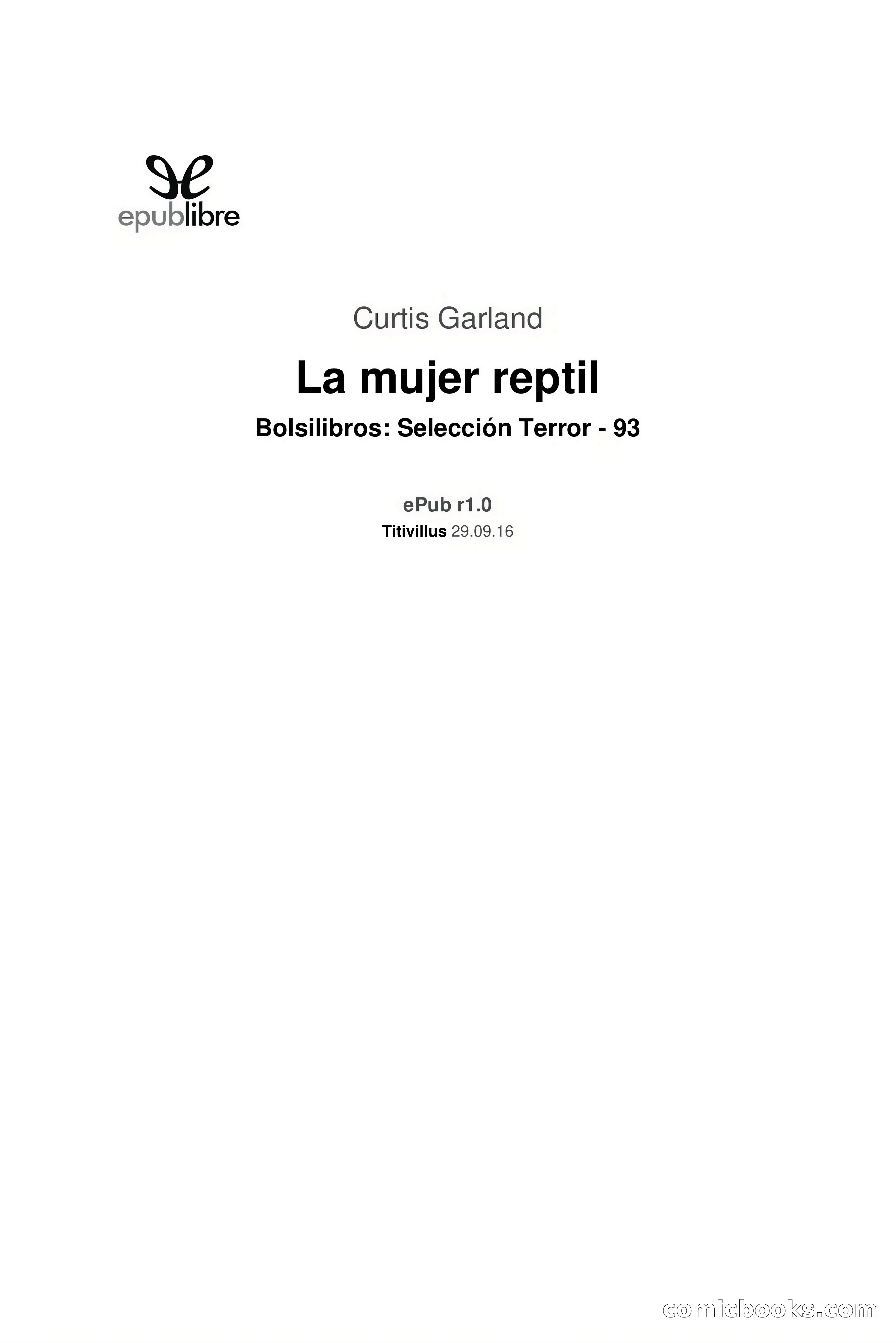 La mujer reptil — page 3 of 85