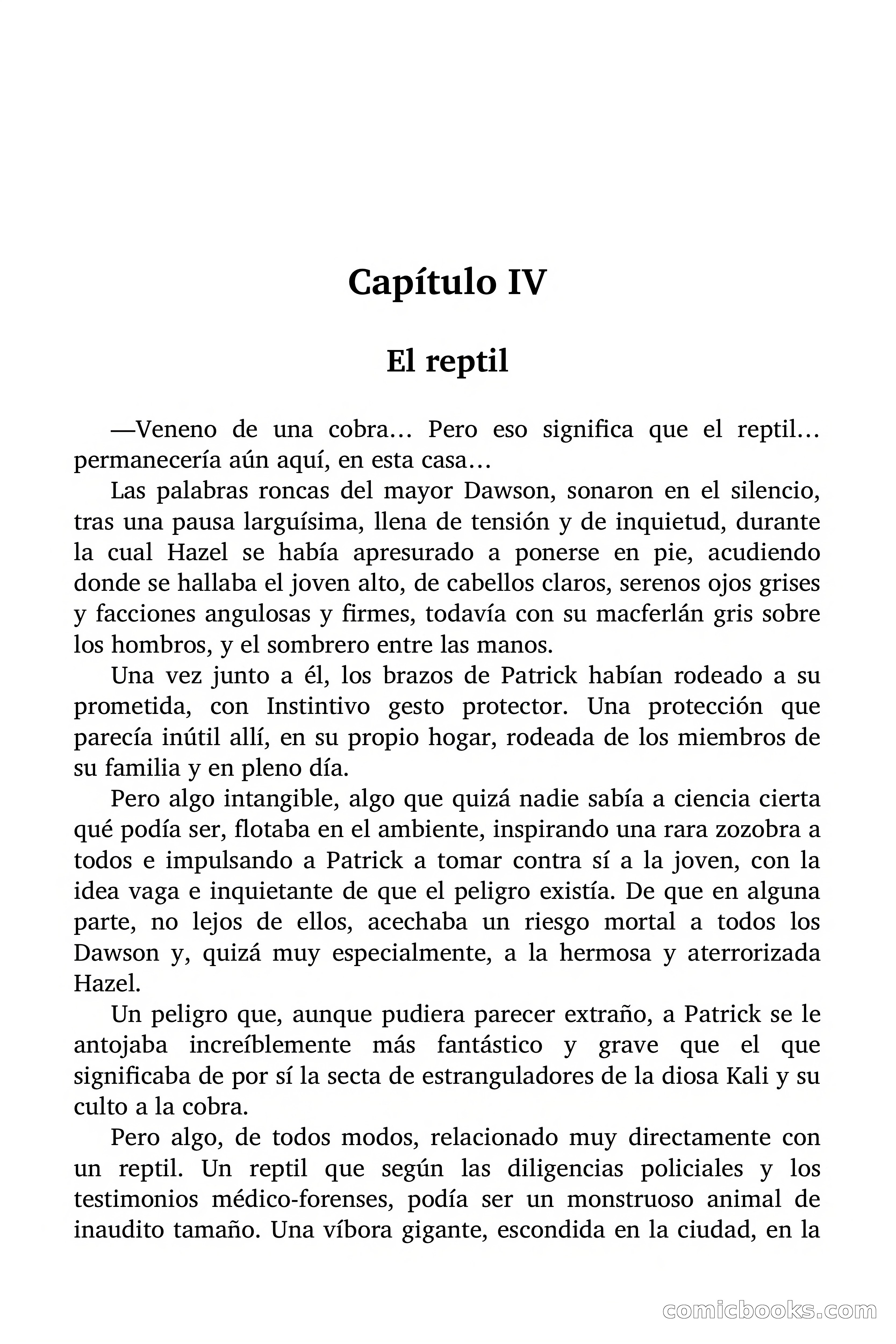 La mujer reptil — page 35 of 85
